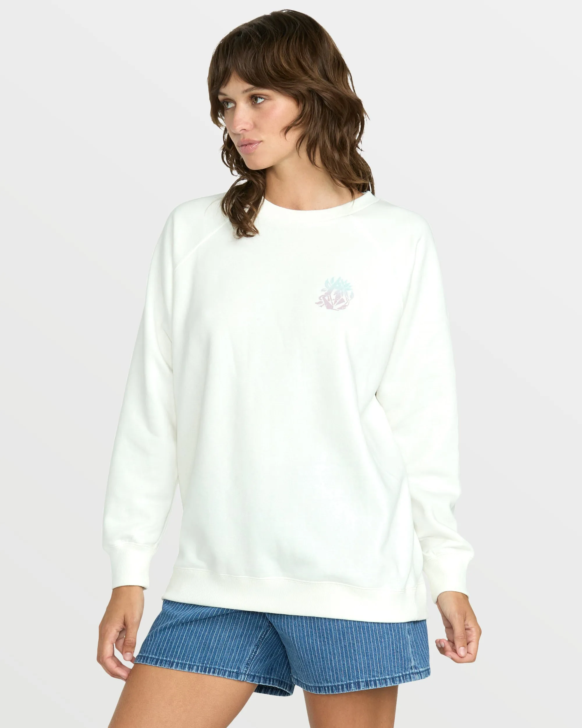Women's Stone Magic Boyfriend Sweatshirt sold by Volcom product image thumbnail 5