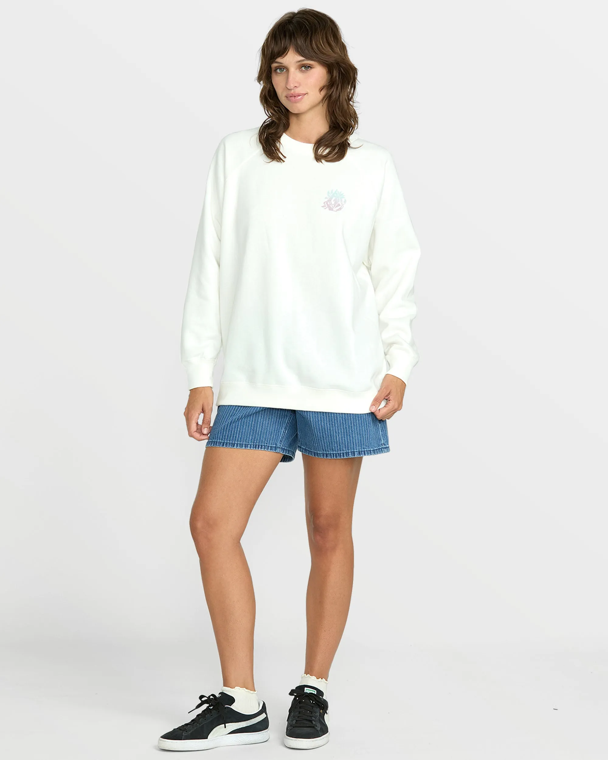 Women's Stone Magic Boyfriend Sweatshirt sold by Volcom product image thumbnail 4