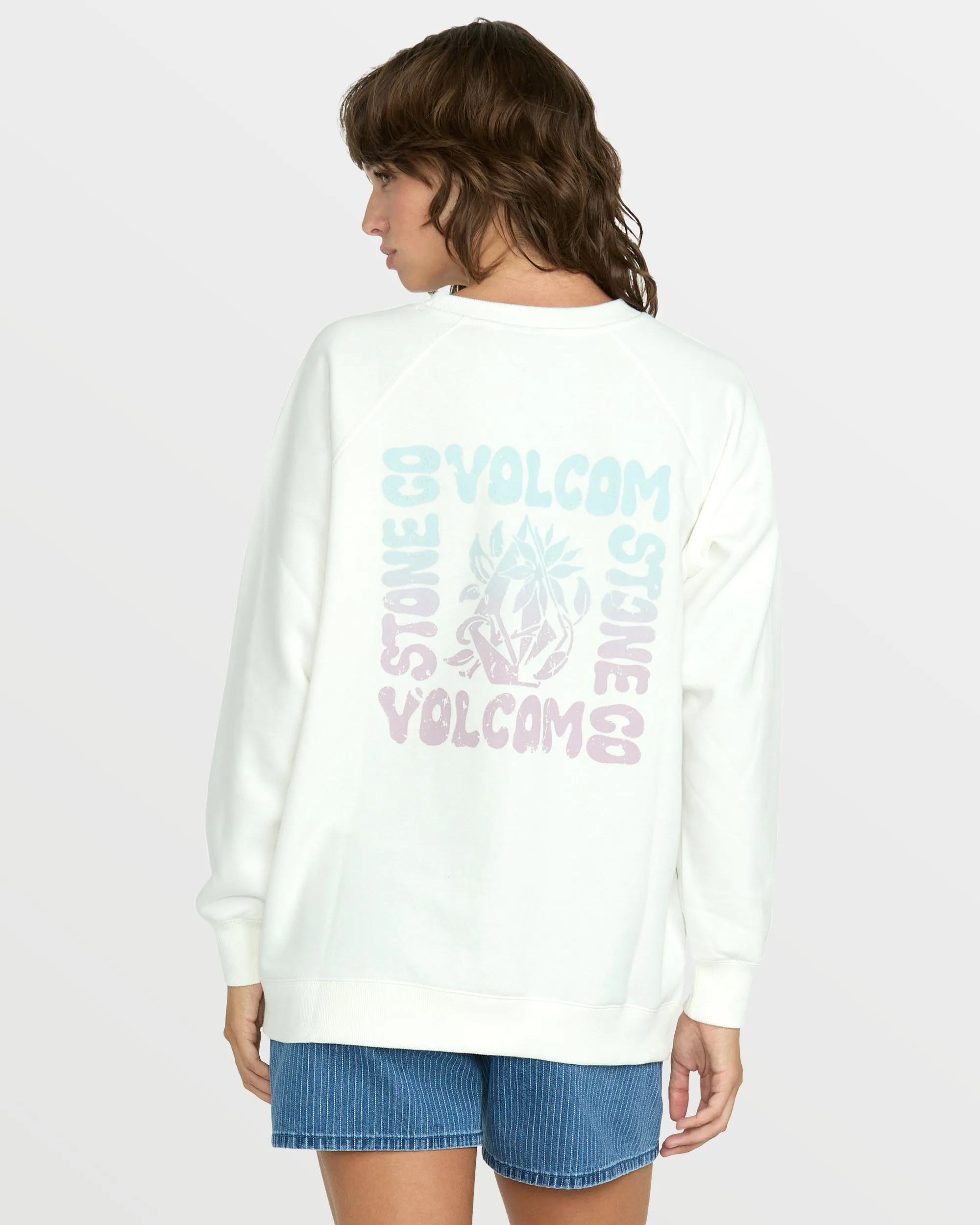Women's Stone Magic Boyfriend Sweatshirt sold by Volcom product image thumbnail 2