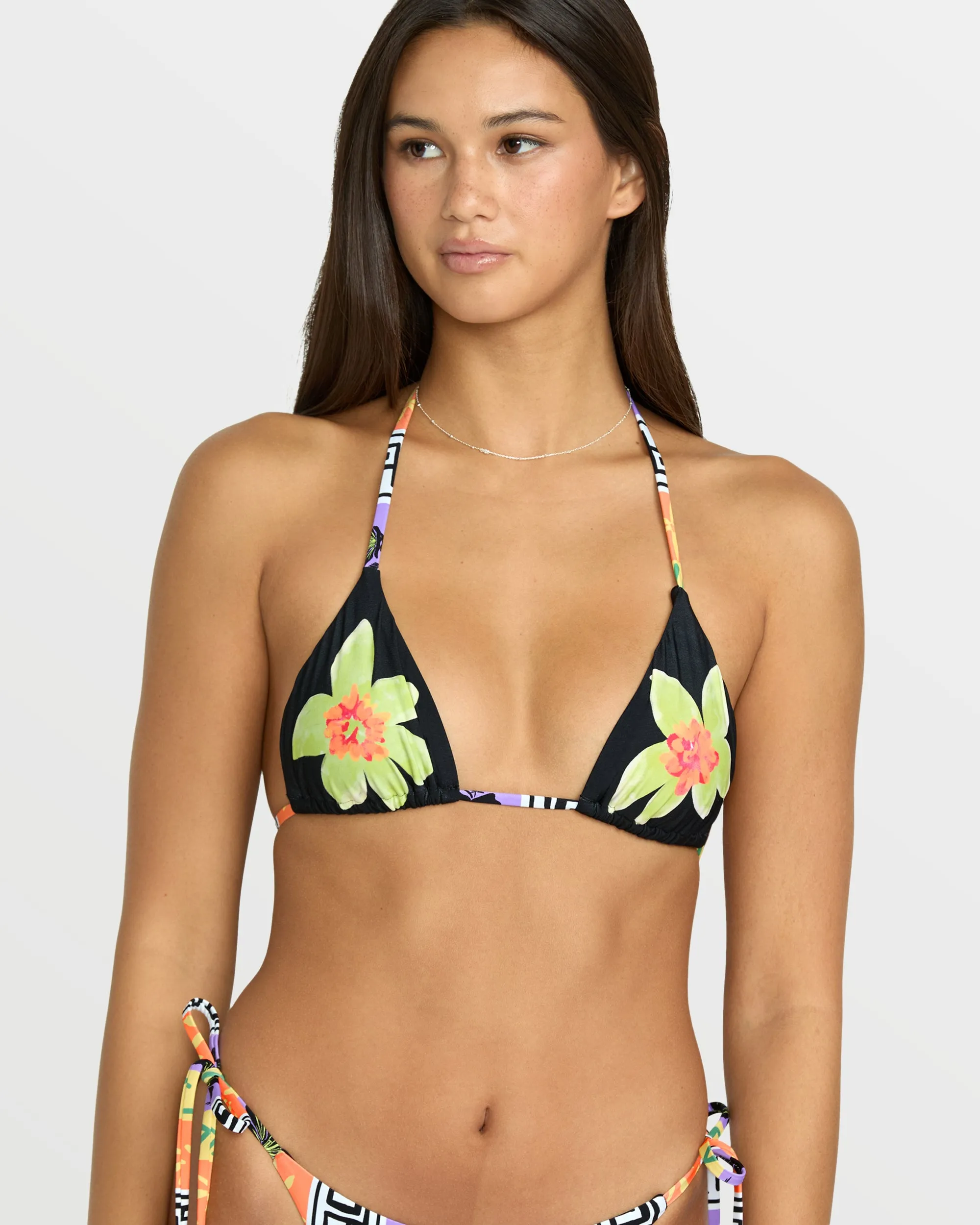 Women's Starlight Glow Halter Triangle Bikini Top sold by Volcom