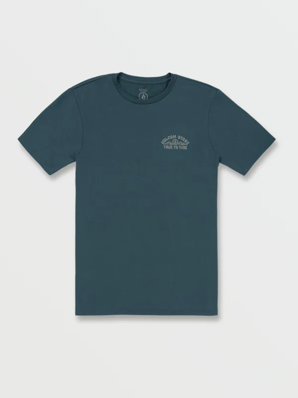 Mountainside Tech Short Sleeve Tee - Cruzer Blue sold by Volcom