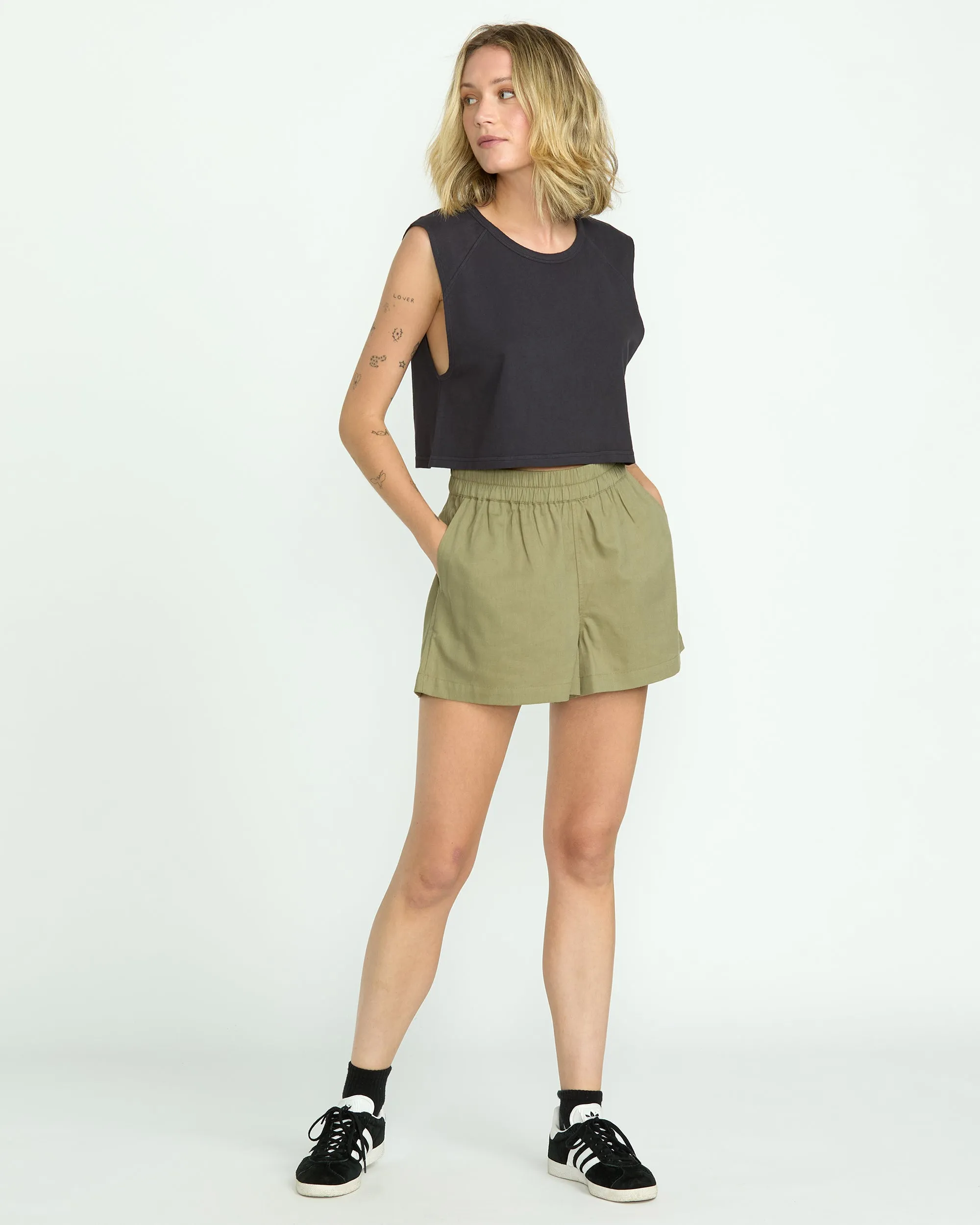 Women's Lived In Track Shorts sold by Volcom product image thumbnail 4