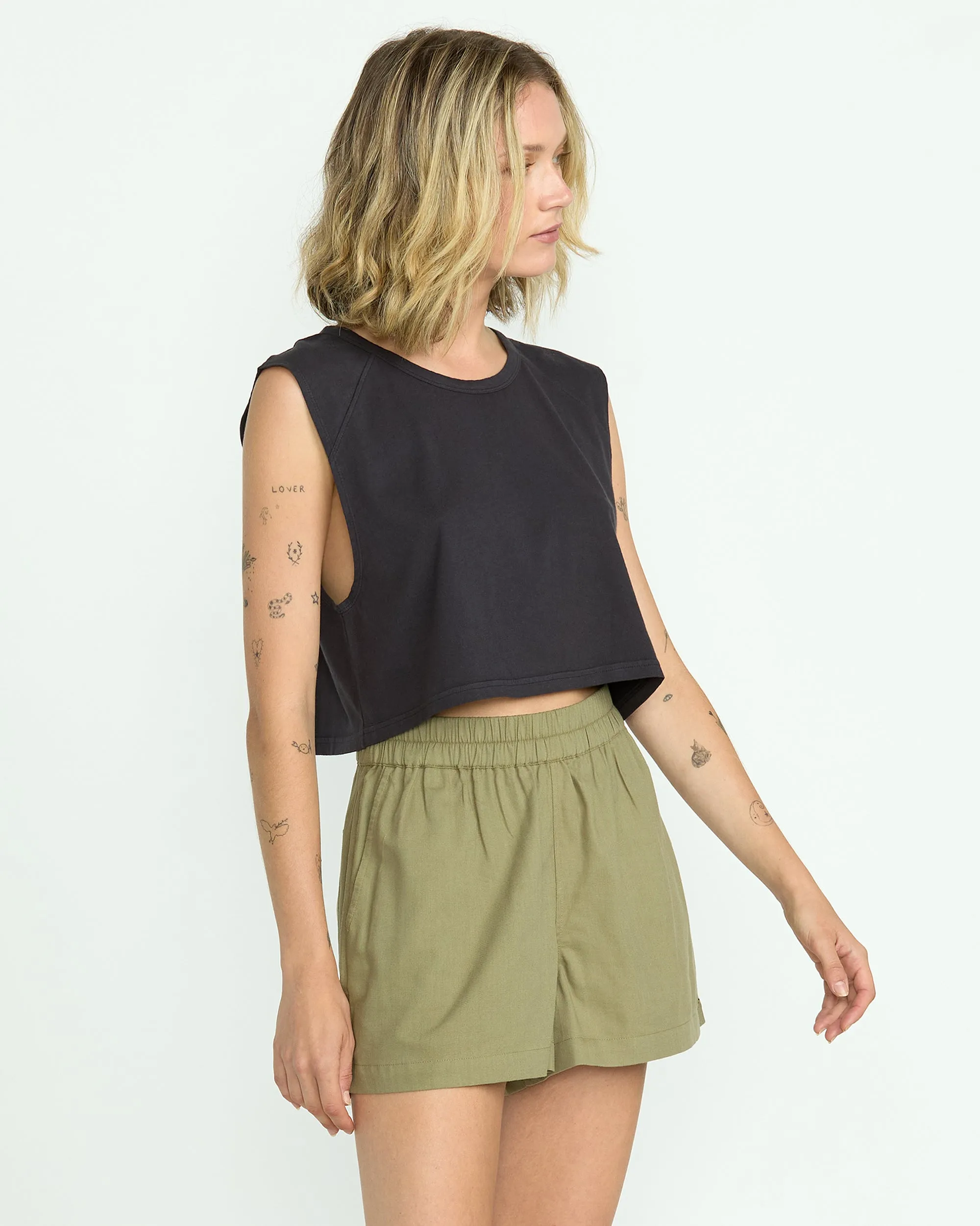 Women's Lived In Track Shorts sold by Volcom product image thumbnail 3