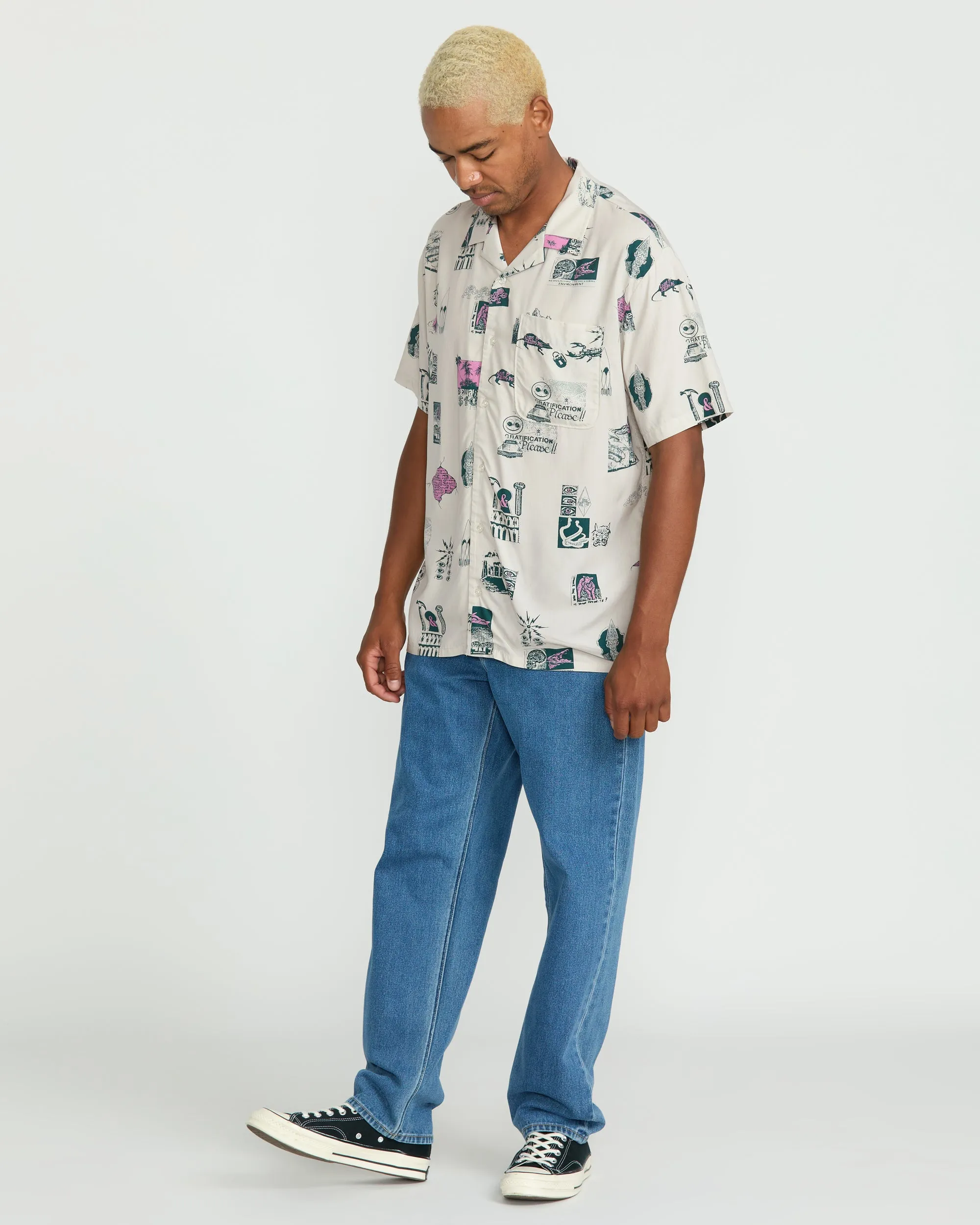 Men's Mistostone Short Sleeve Shirt sold by Volcom product image thumbnail 5