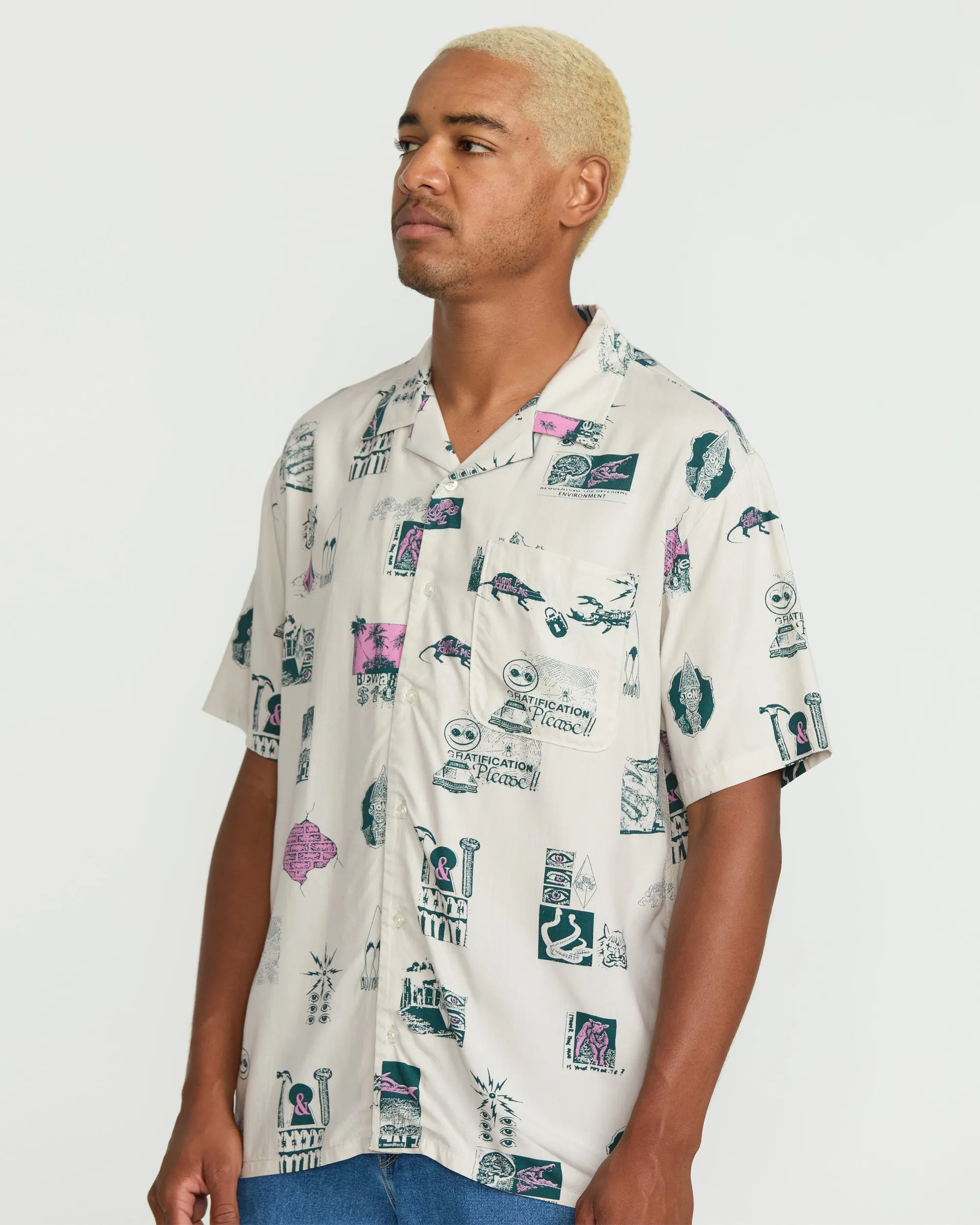 Men's Mistostone Short Sleeve Shirt sold by Volcom product image thumbnail 4