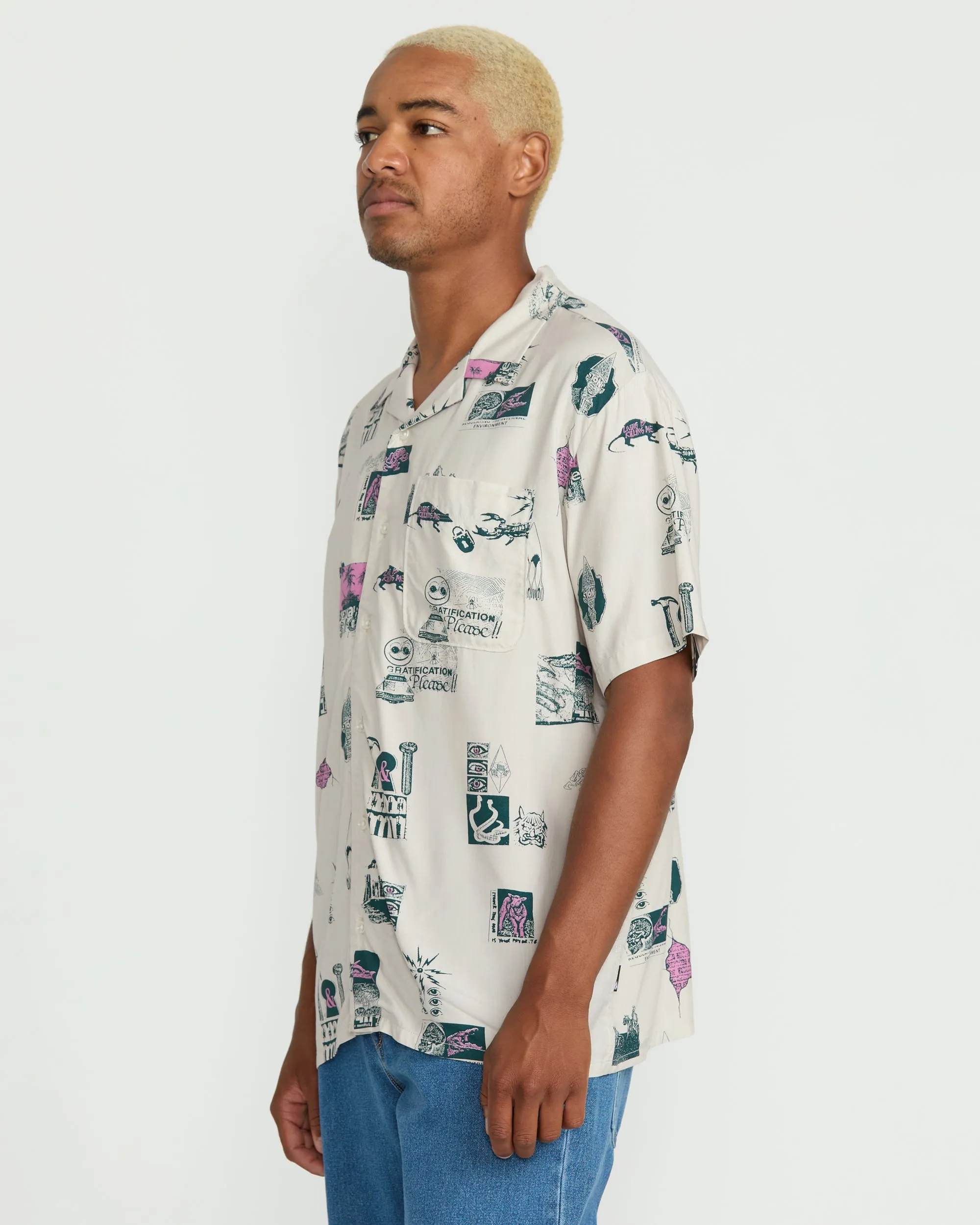 Men's Mistostone Short Sleeve Shirt sold by Volcom product image thumbnail 3