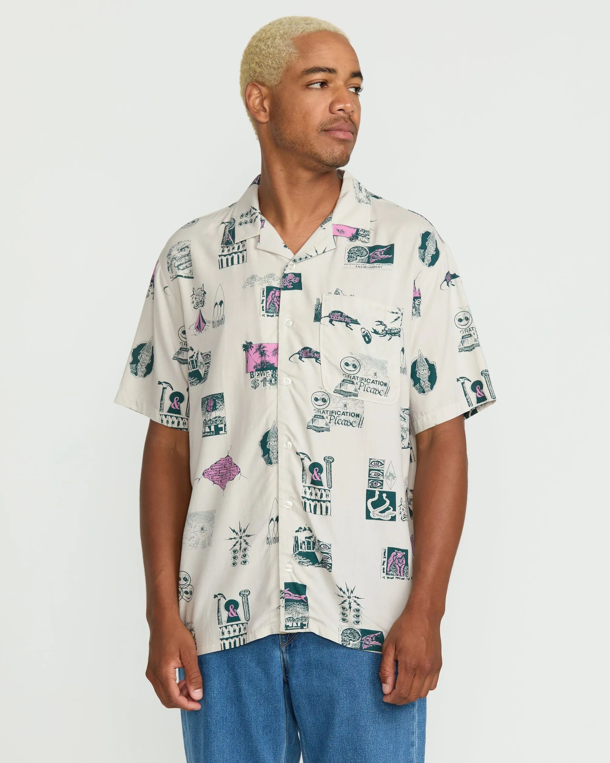Men's Mistostone Short Sleeve Shirt sold by Volcom