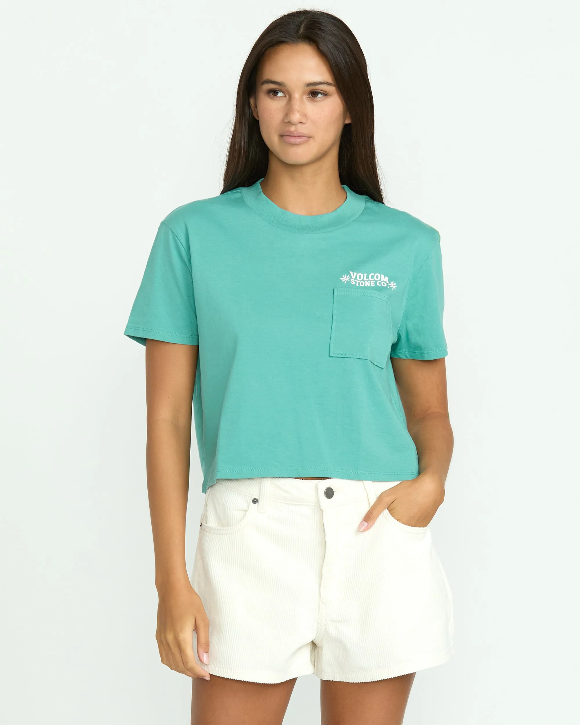 Women's Pocket Dial Tee sold by Volcom