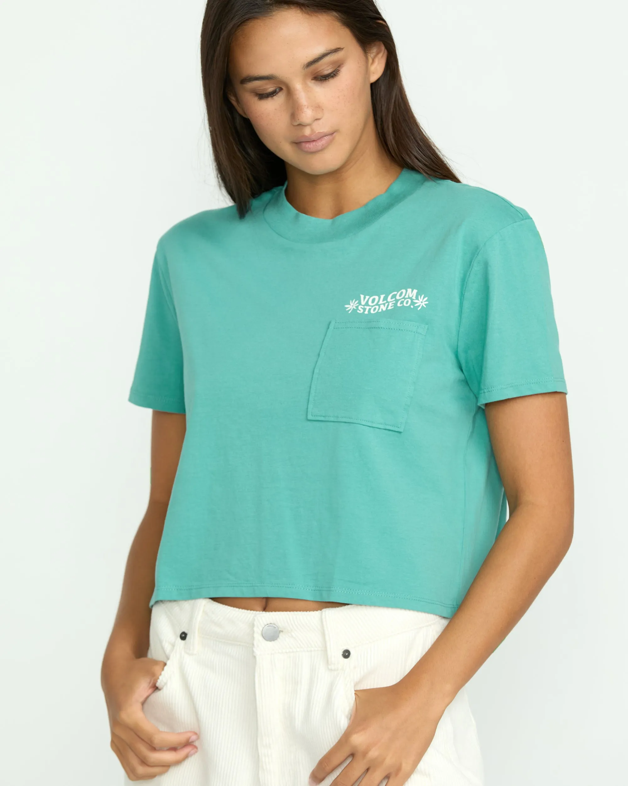 Women's Pocket Dial Tee sold by Volcom product image thumbnail 5