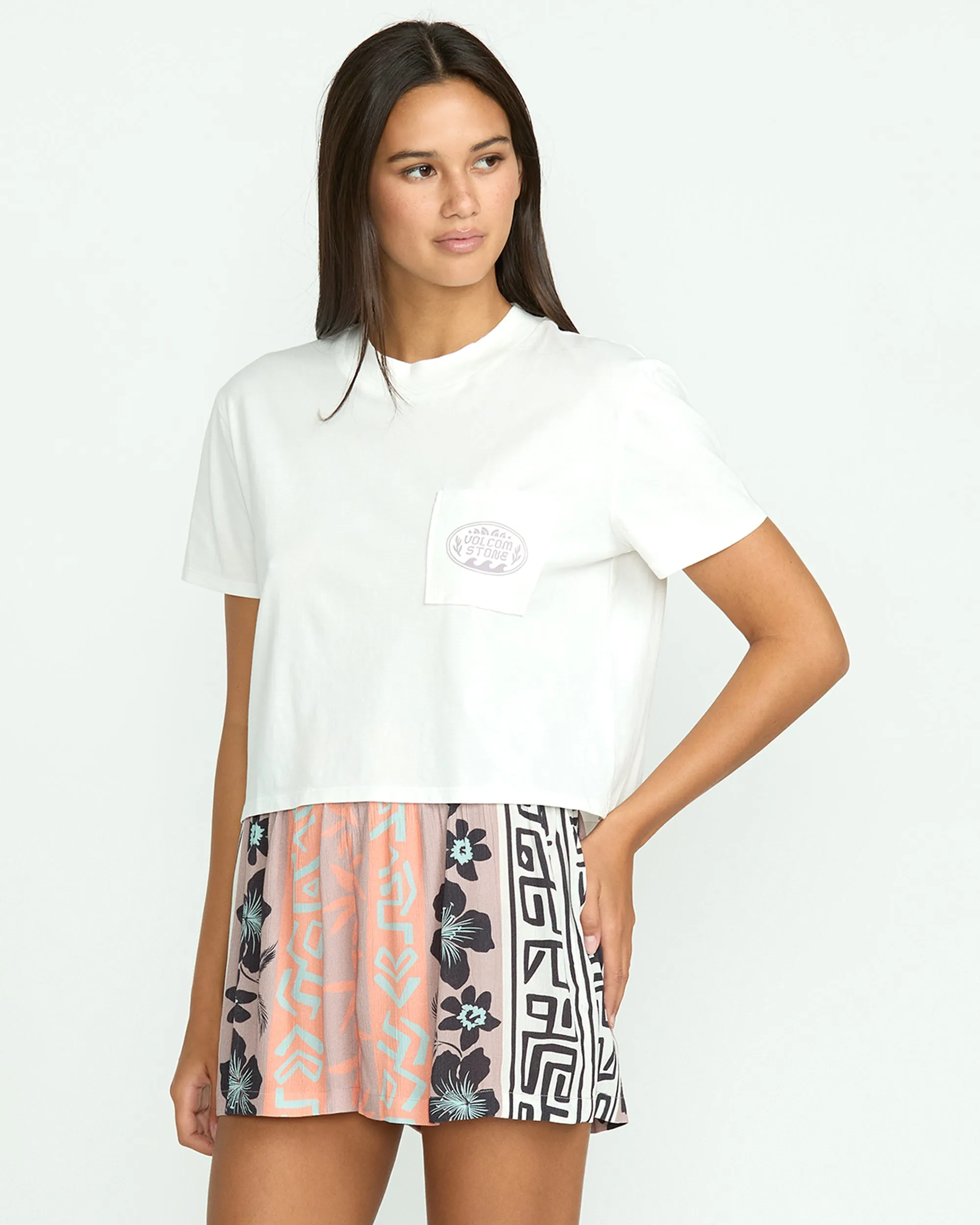 Women's Pocket Dial Tee sold by Volcom product image thumbnail 3