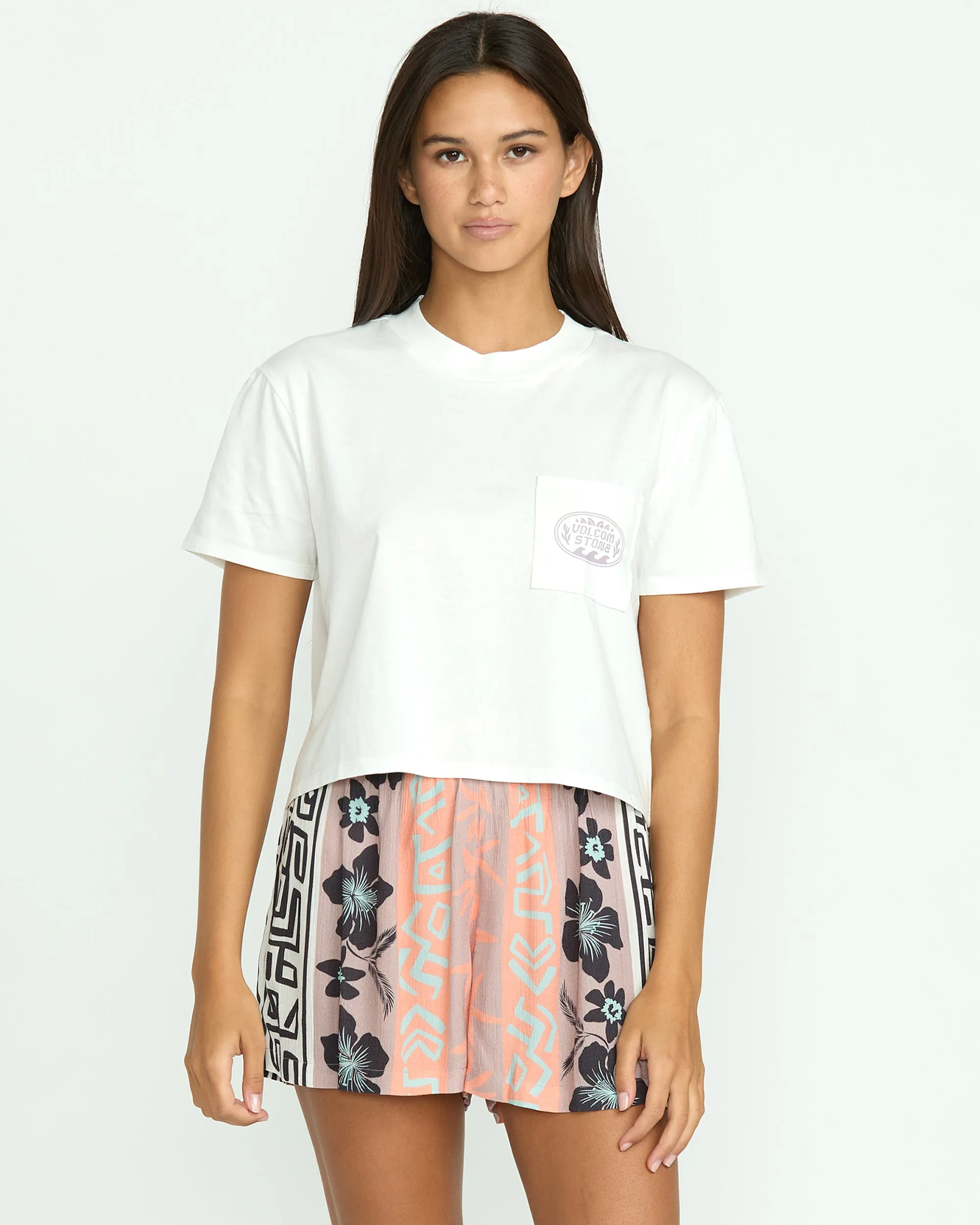 Women's Pocket Dial Tee sold by Volcom