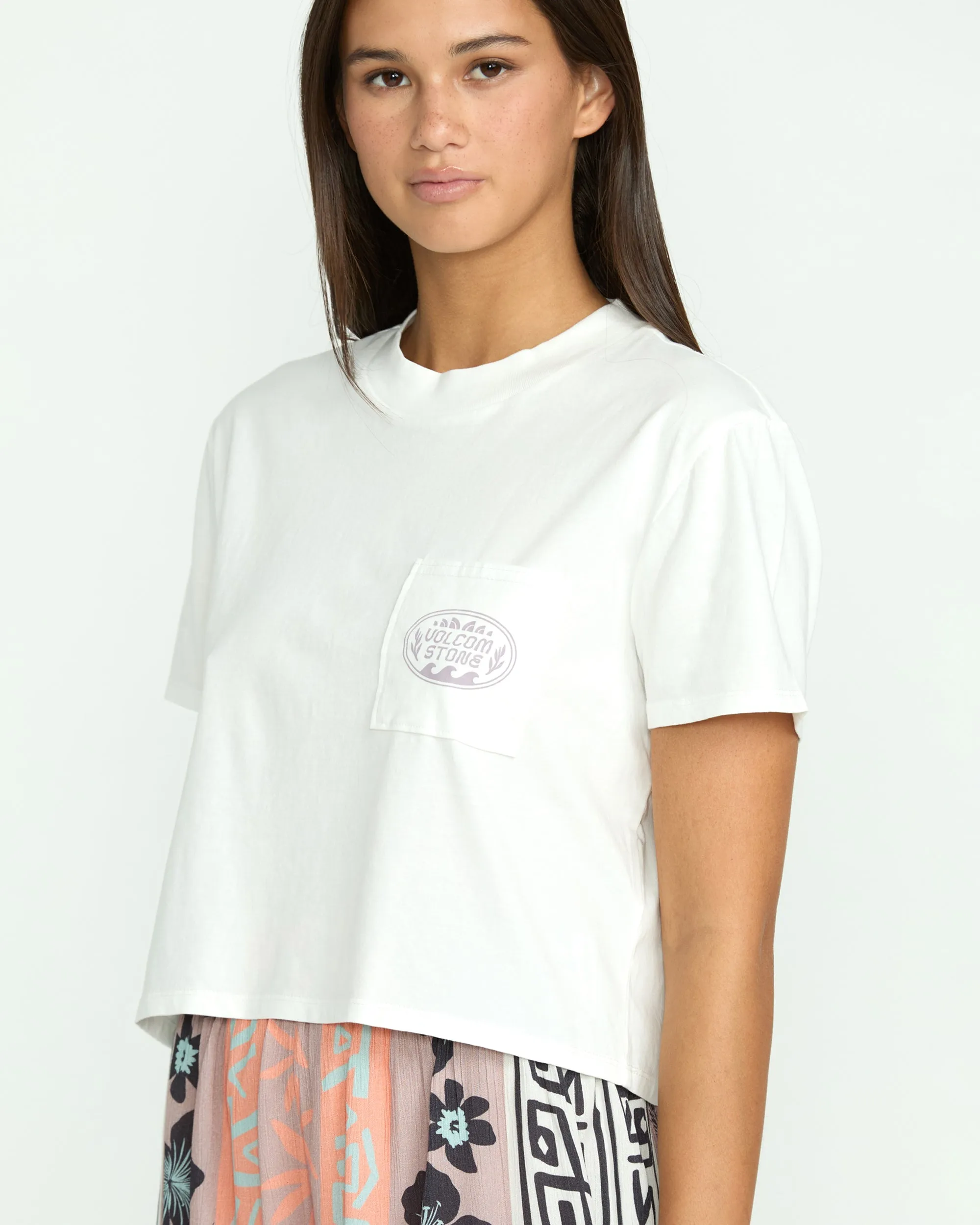 Women's Pocket Dial Tee sold by Volcom product image thumbnail 5