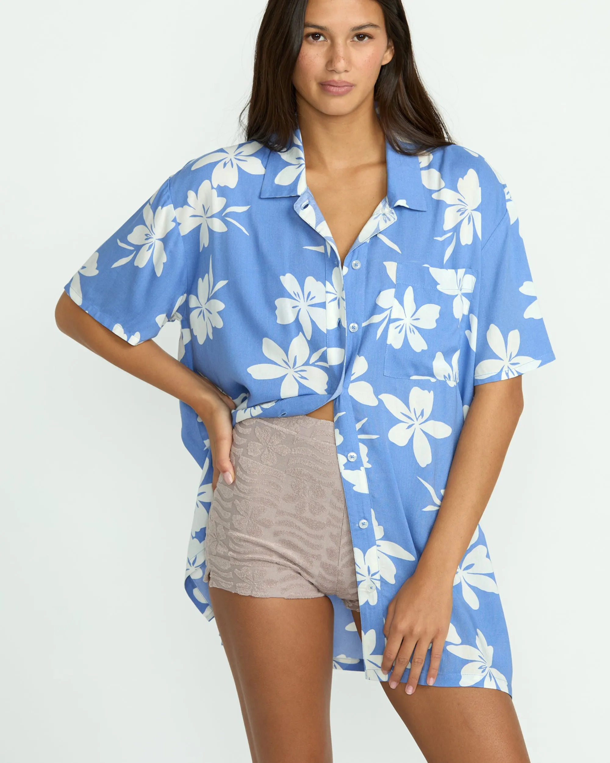 Women's Coco Ho Short Sleeve Cover Up sold by Volcom product image thumbnail 5