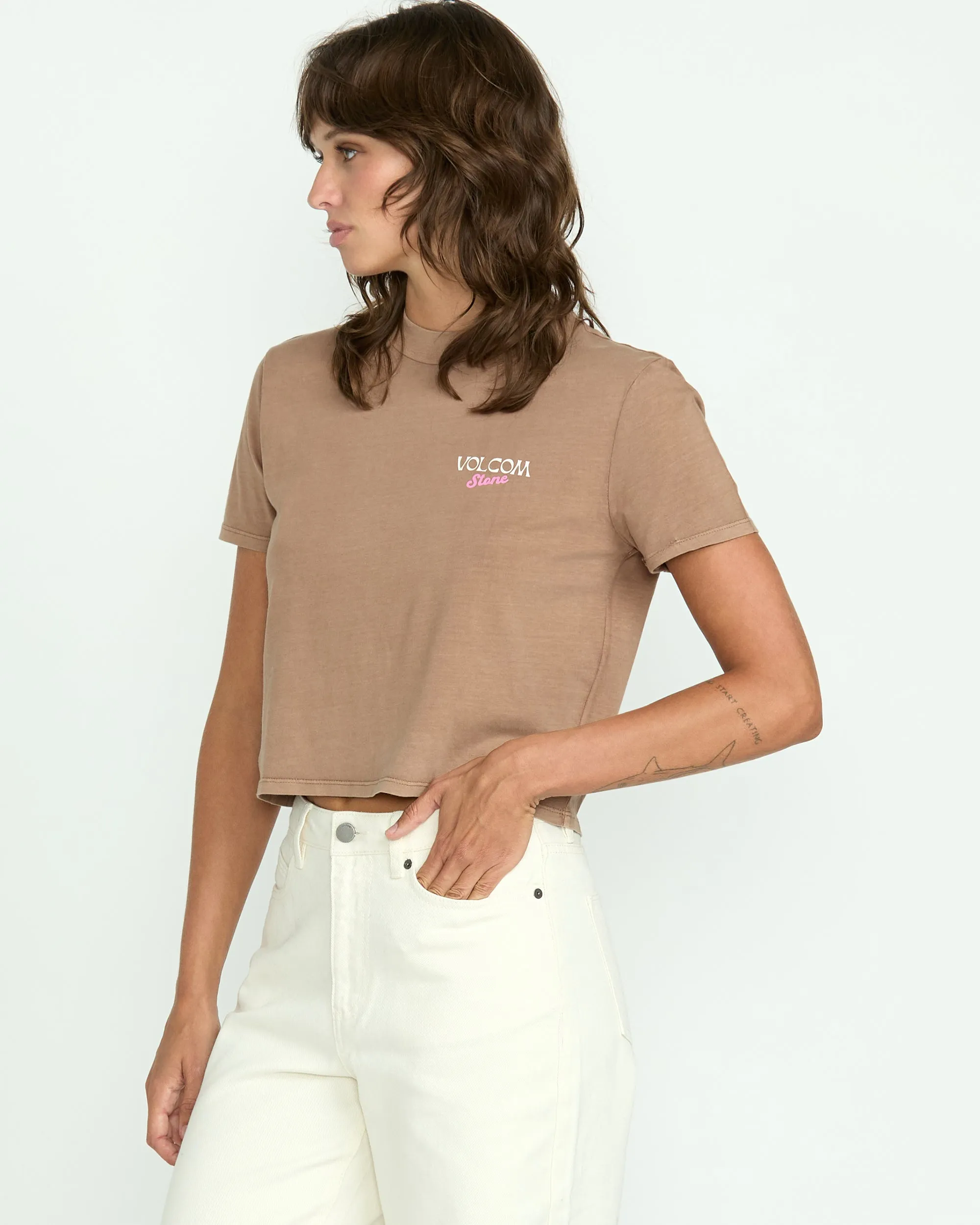 Women's Dial Crop Tee sold by Volcom product image thumbnail 3