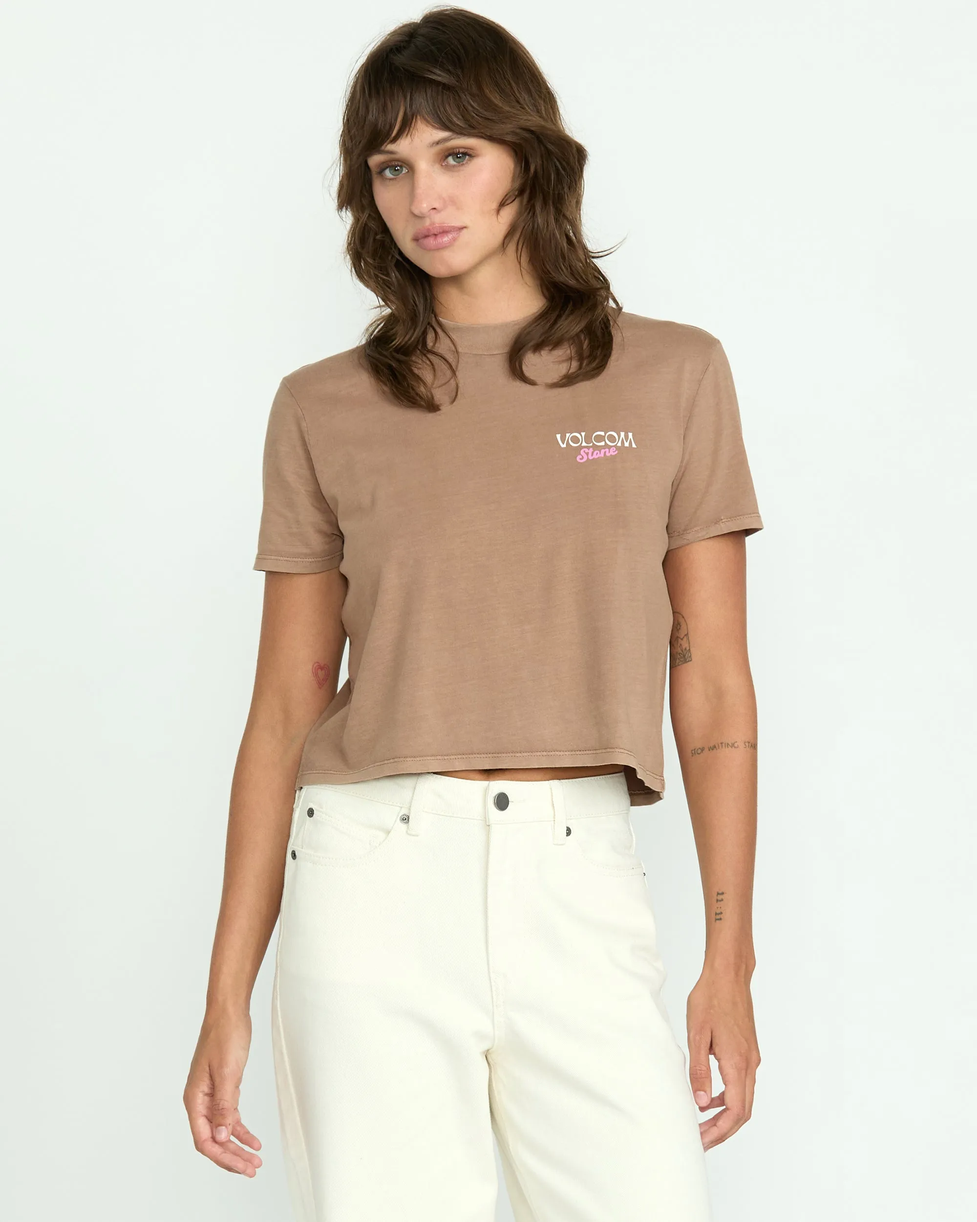 Women's Dial Crop Tee sold by Volcom