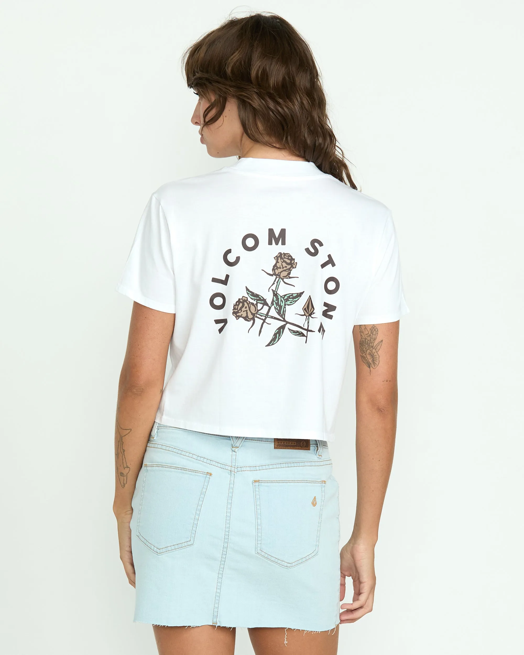 Women's Dial Crop Tee sold by Volcom product image thumbnail 2