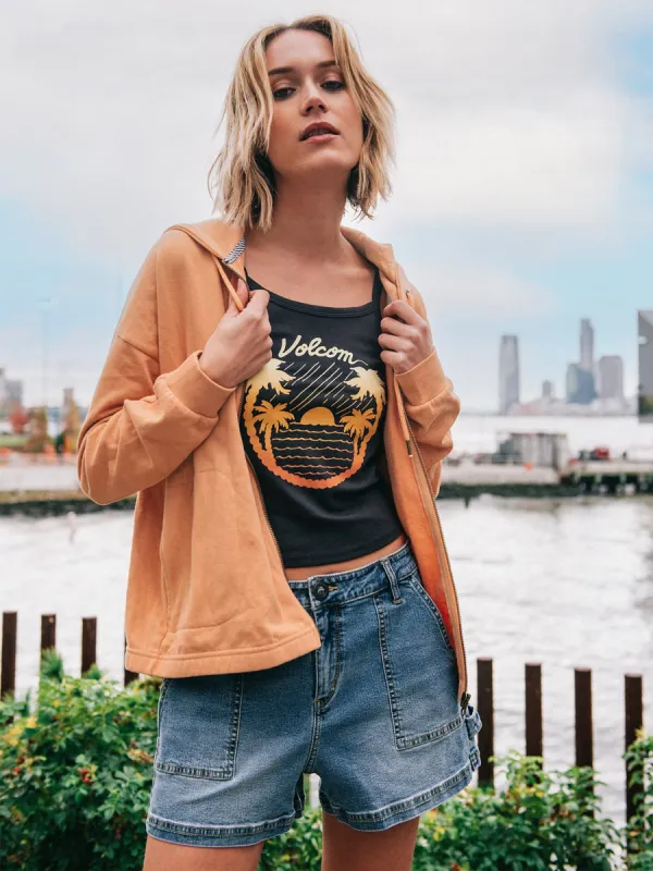 Truly Deal Zip Jacket - Wild Ginger sold by Volcom