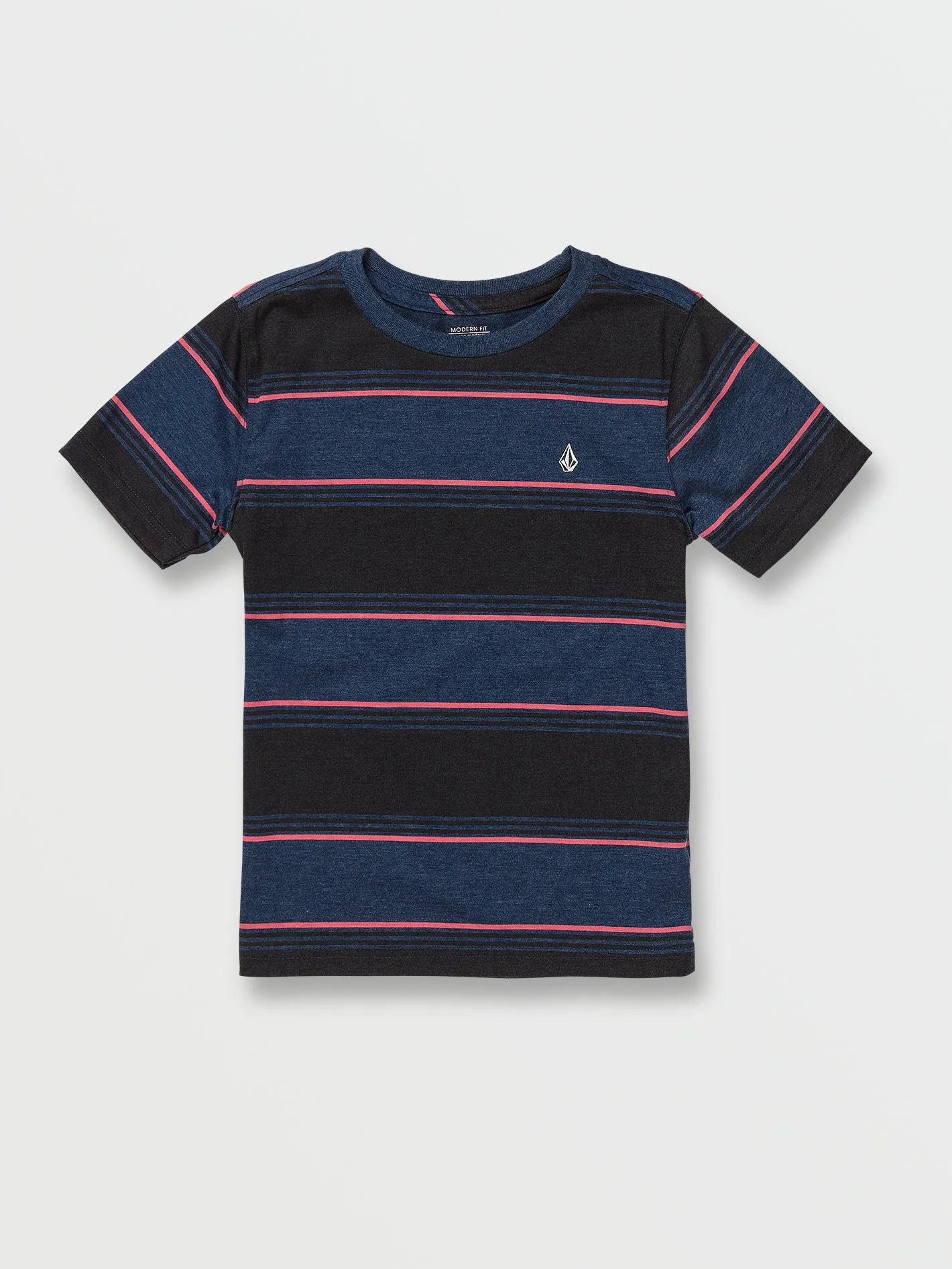 Little Boys Bandstone Crew Short Sleeve Shirt - Baja Indigo sold by Volcom product image thumbnail 2