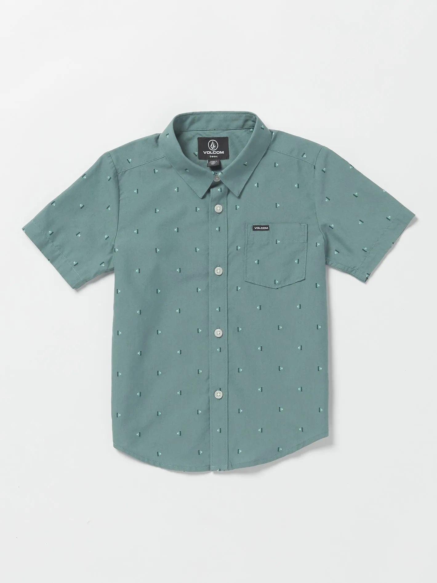 Mistere Short Sleeve Shirt - Service Blue sold by Volcom