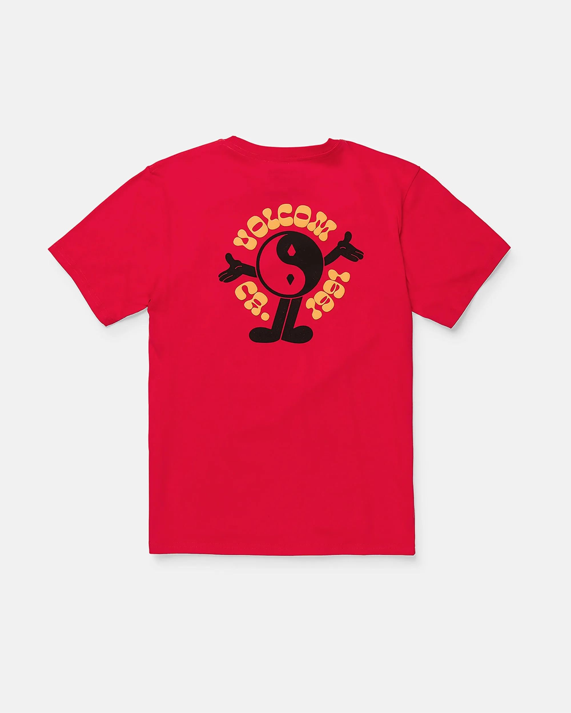 Little Boys Happy Days Short Sleeve Tee - Red sold by Volcom product image thumbnail 2