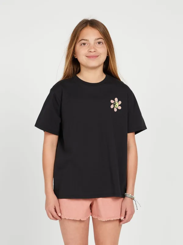 Girls Truly Stoked Boyfriend Tee - Black sold by Volcom