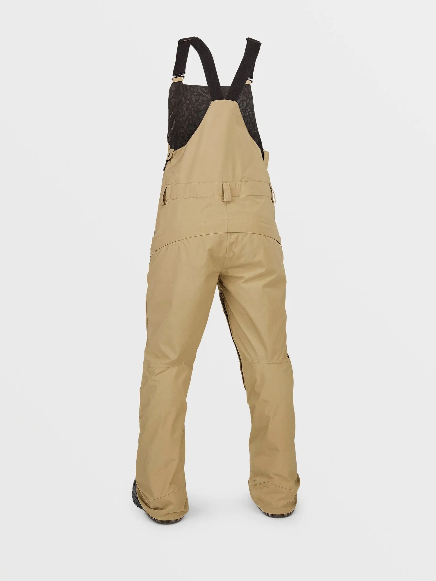 Womens Elm Stretch Gore Bib Overalls - Dark Khaki sold by Volcom product image thumbnail 2