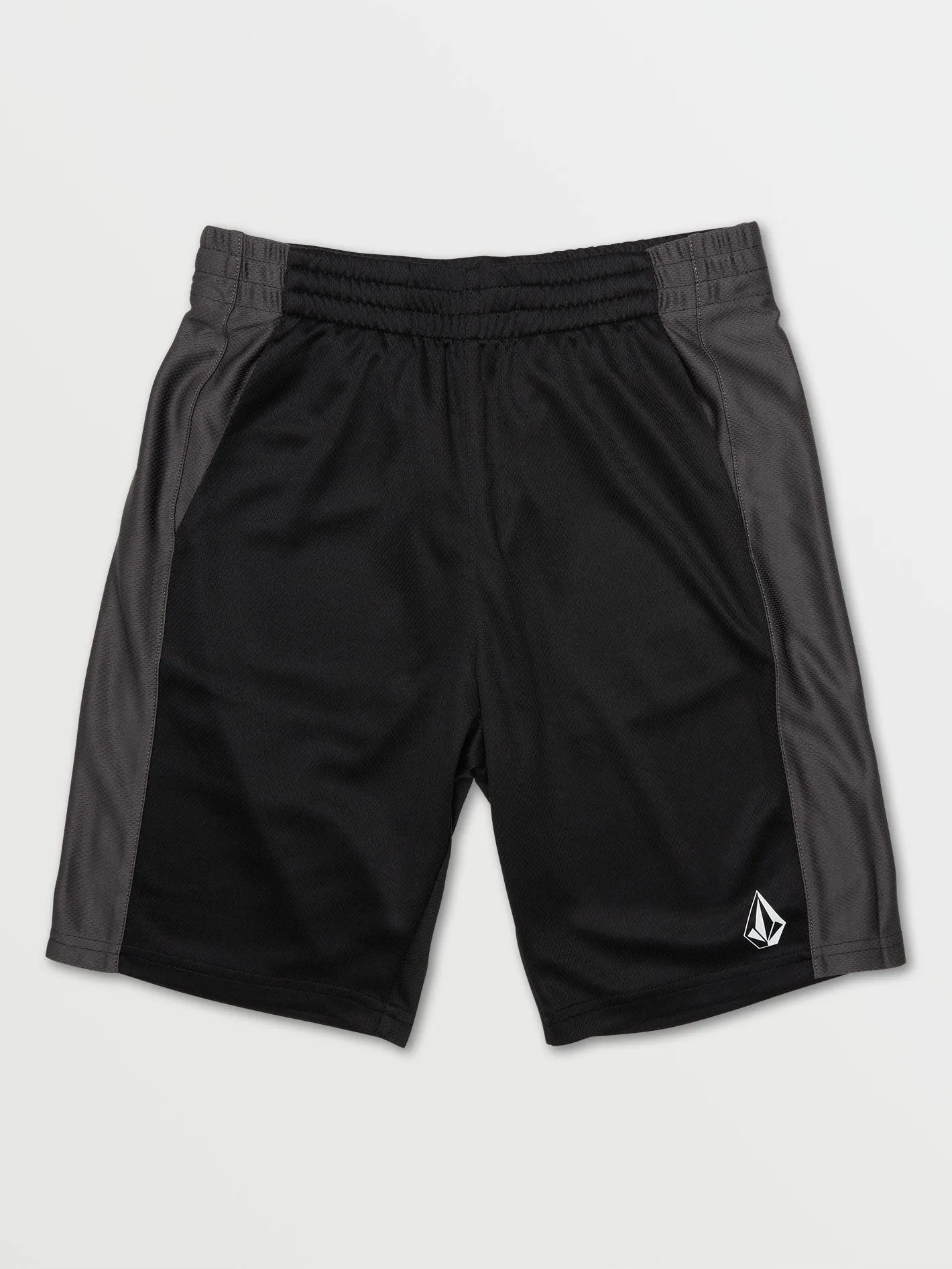 Big Boys Cawloon Mesh Elastic Waist Short - Black sold by Volcom