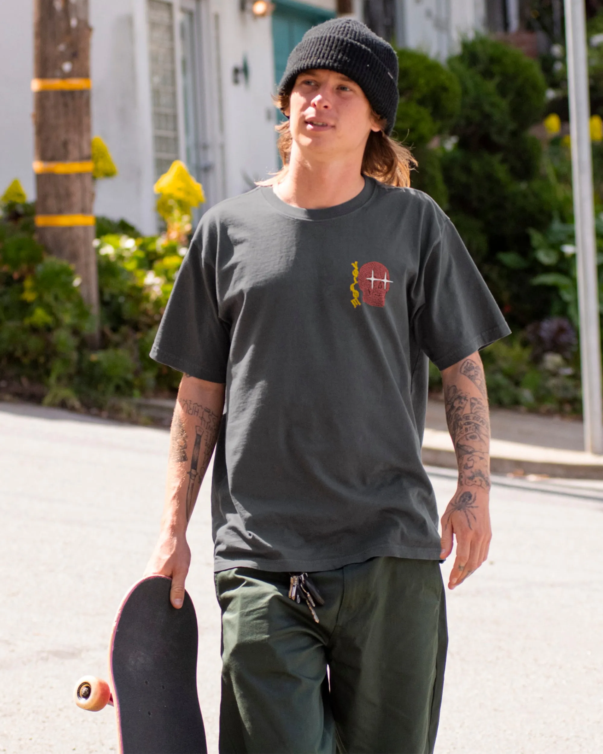 Internet Cafe Short Sleeve Tee - Stealth sold by Volcom