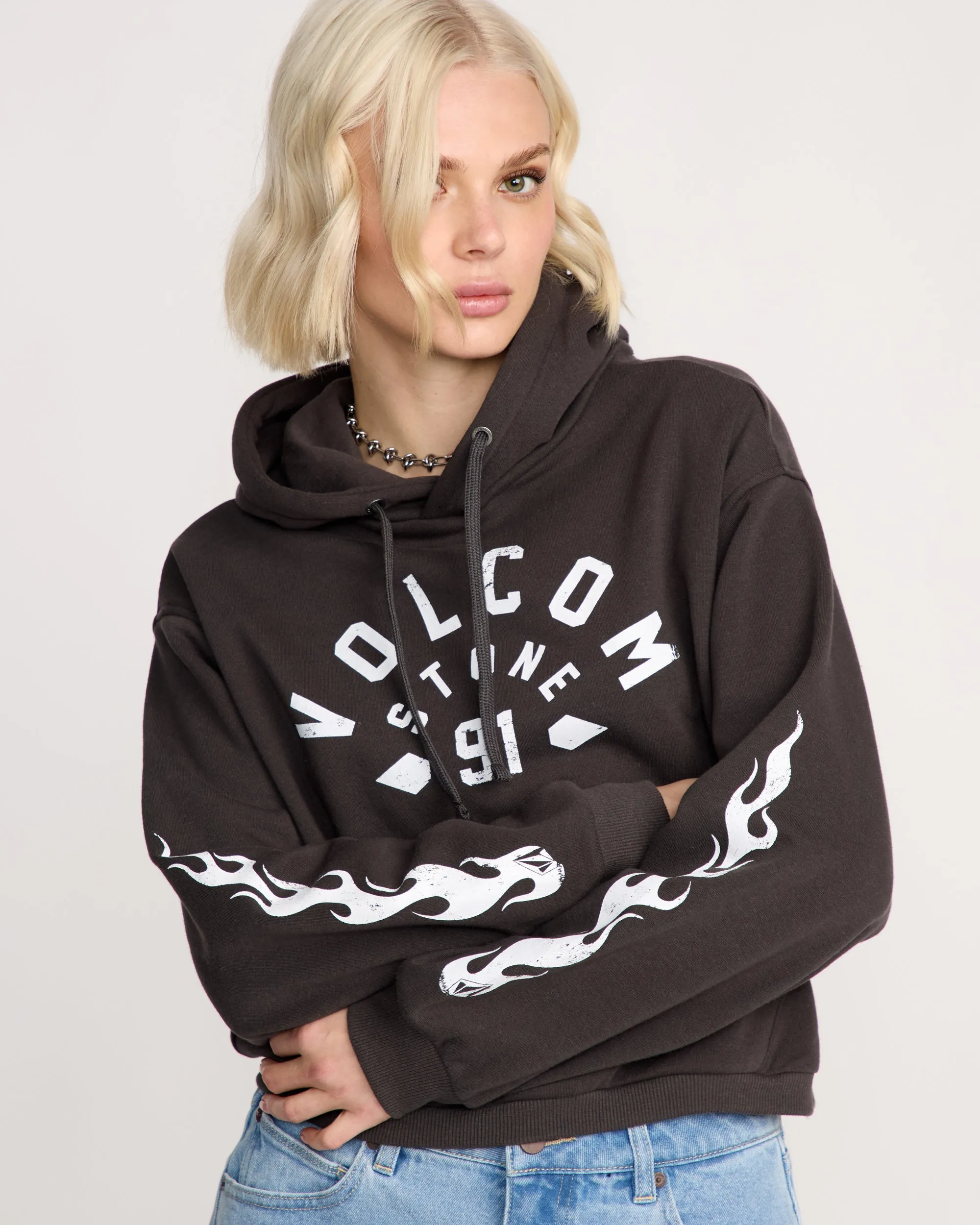 Women's 1991 Mini Hoodie sold by Volcom product image thumbnail 5