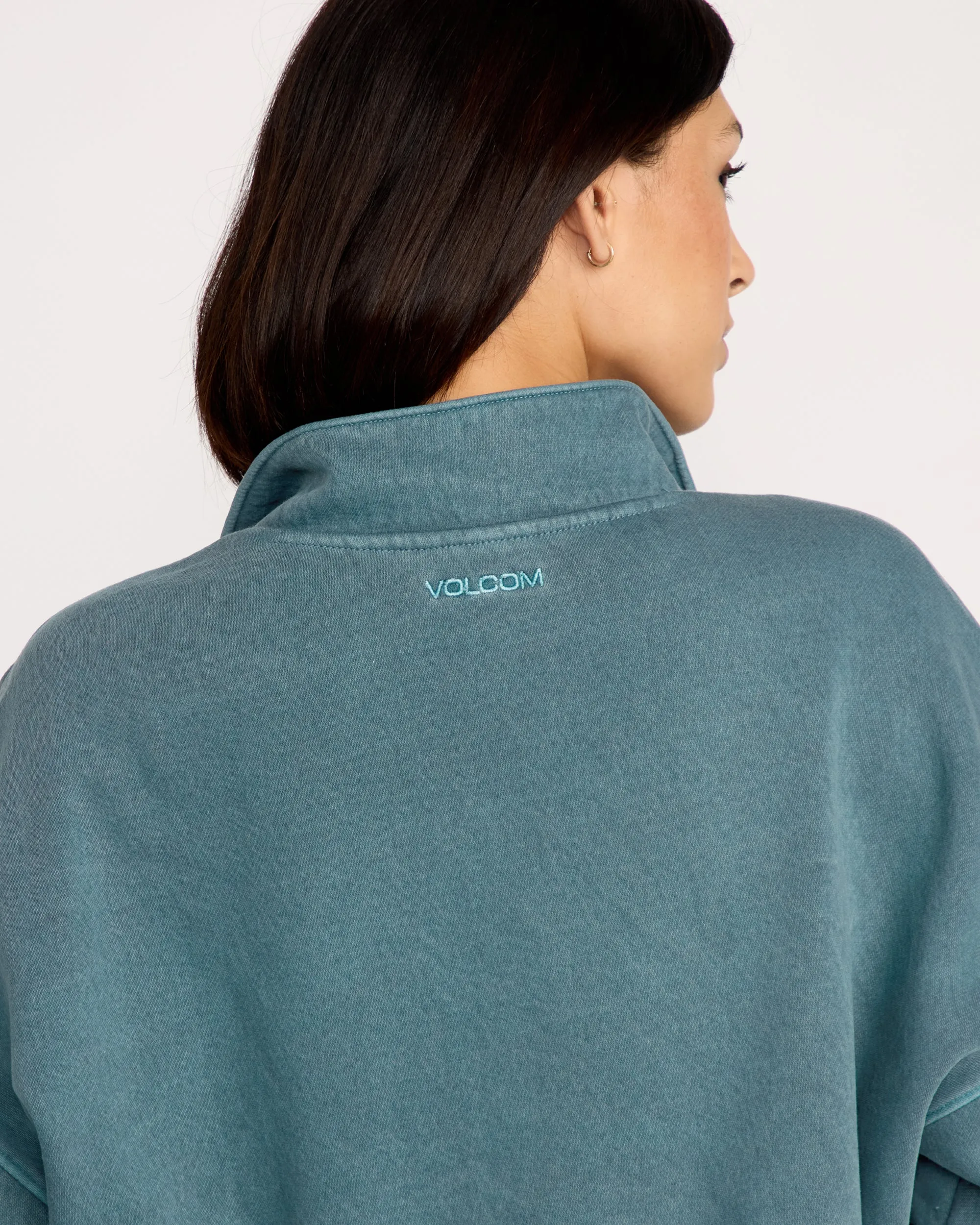Women's Stone Soft Quarter Zip Sweater sold by Volcom product image thumbnail 5