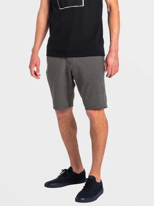 Frickin Cross Shred Slub Shorts - Black sold by Volcom