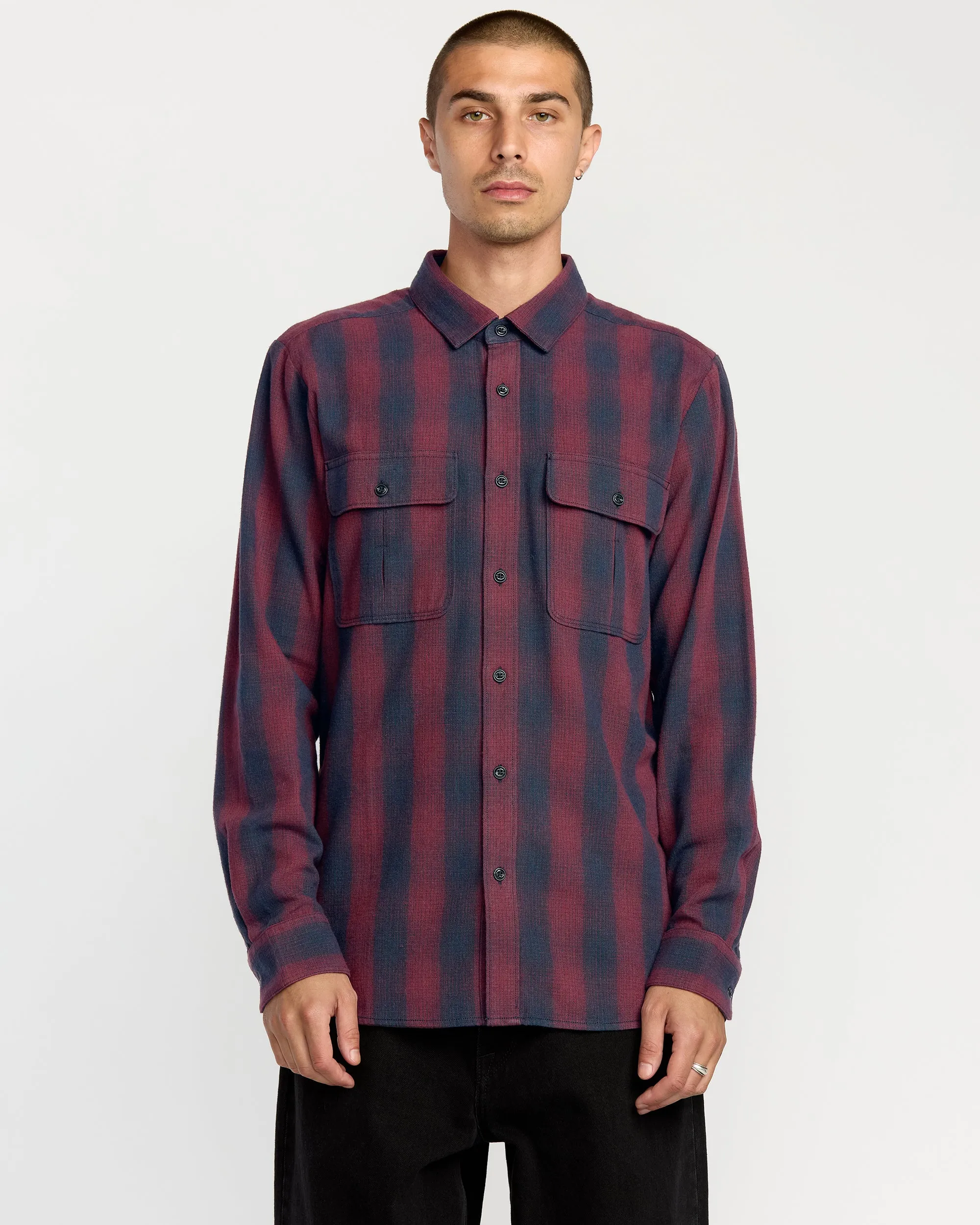 Men's Shadowstone Flannel Long Sleeve Shirt sold by Volcom product image thumbnail 5