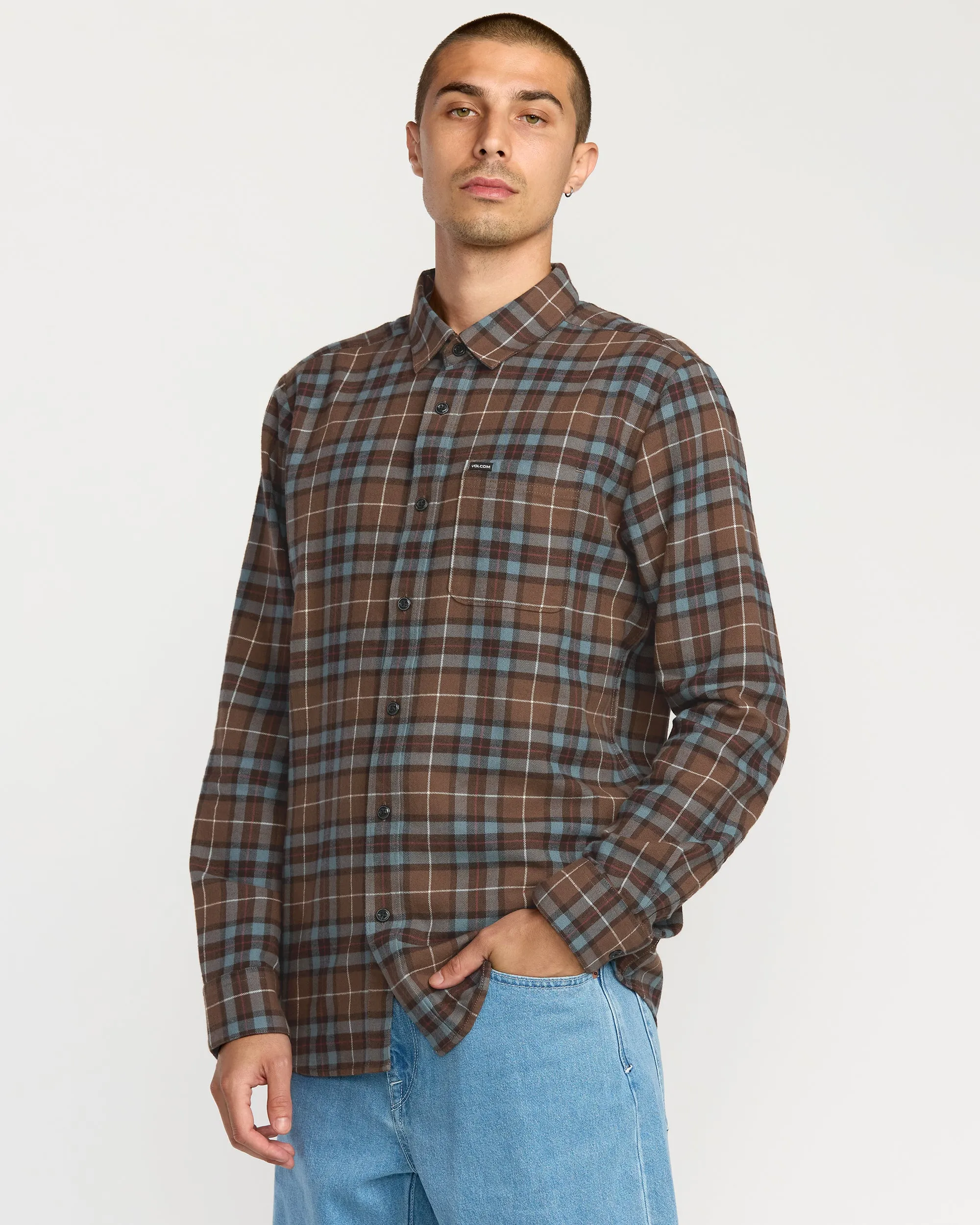 Men's Caden Flannel Shirt sold by Volcom product image thumbnail 3