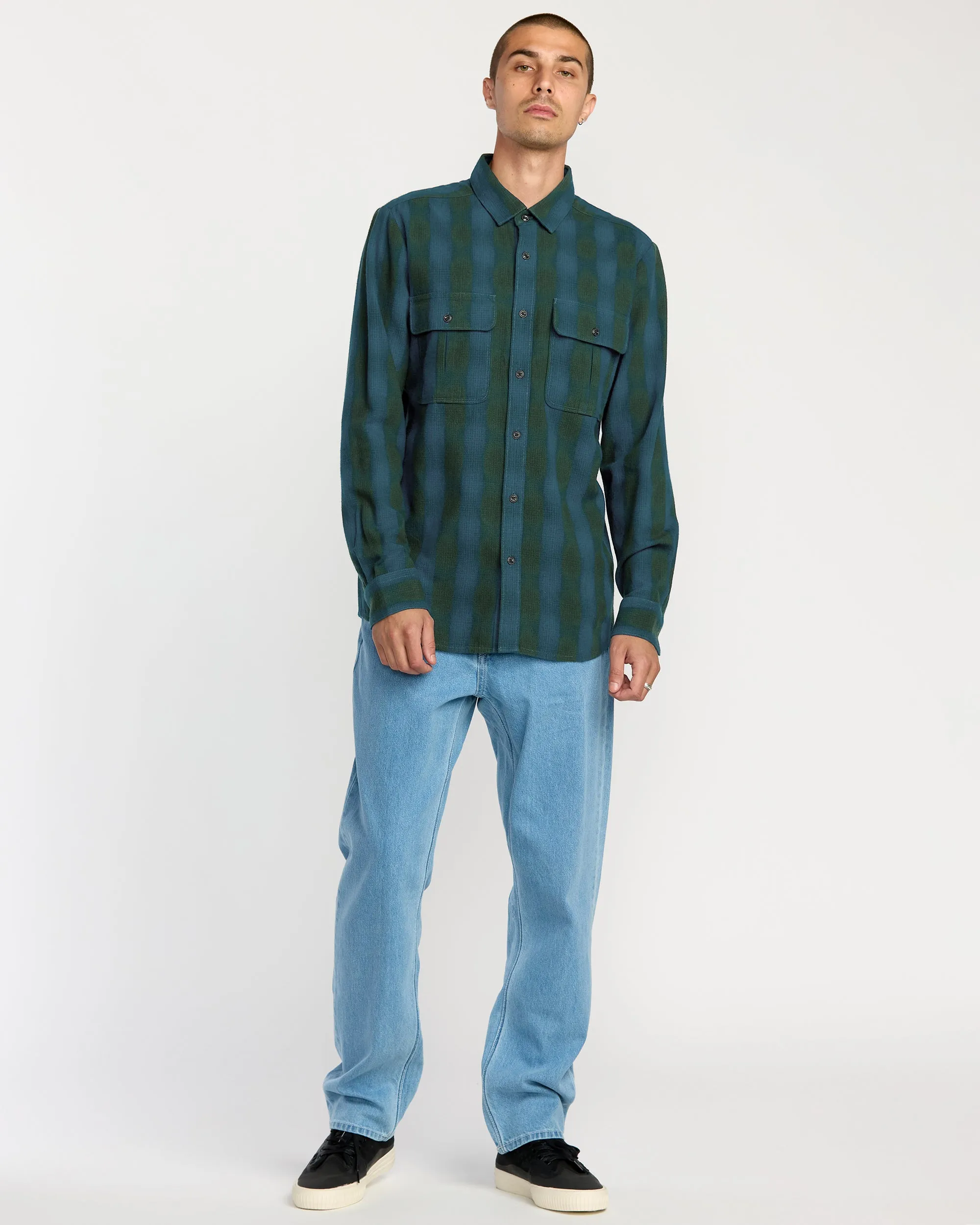 Men's Shadowstone Flannel Long Sleeve Shirt sold by Volcom product image thumbnail 4