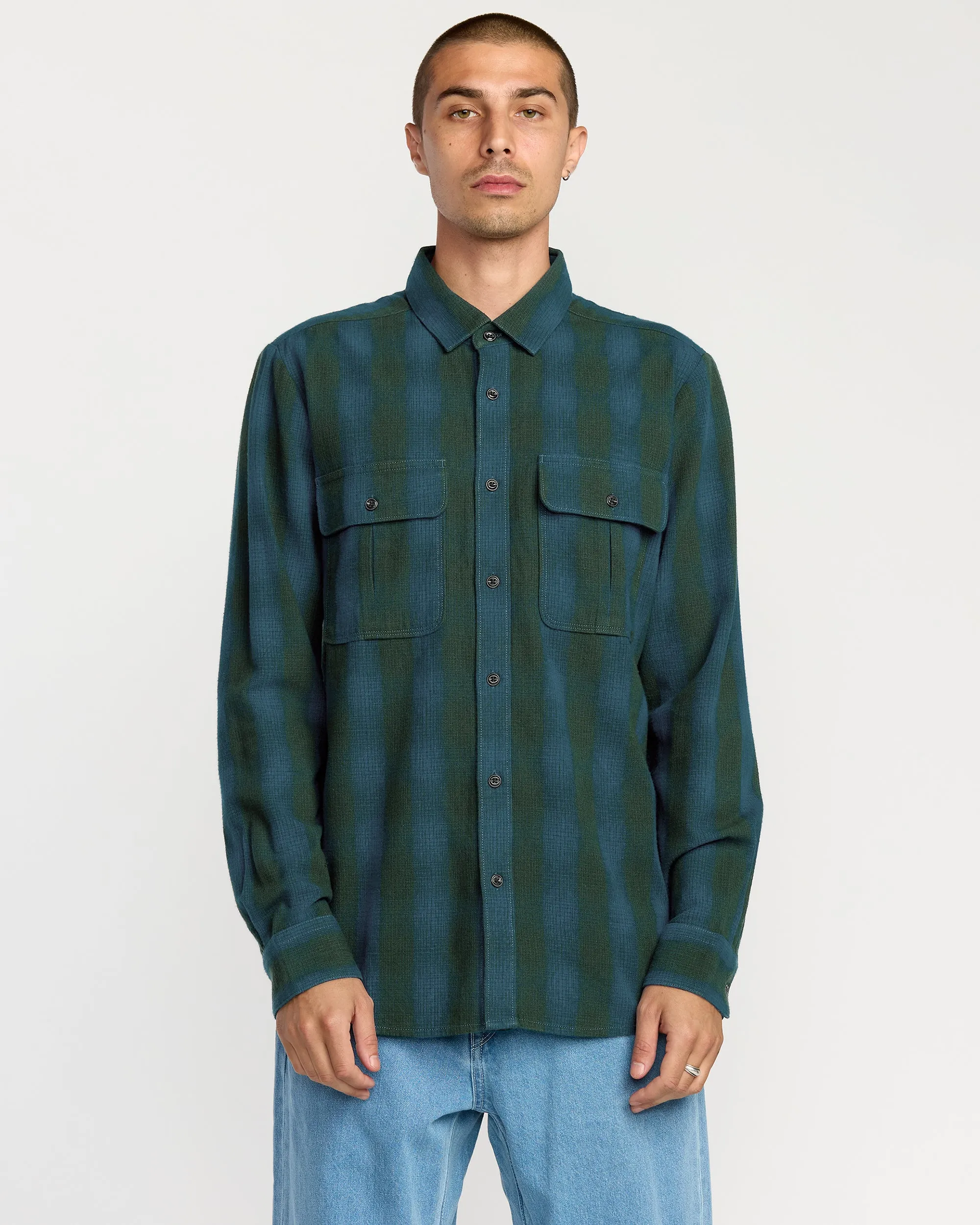 Men's Shadowstone Flannel Long Sleeve Shirt sold by Volcom product image thumbnail 5