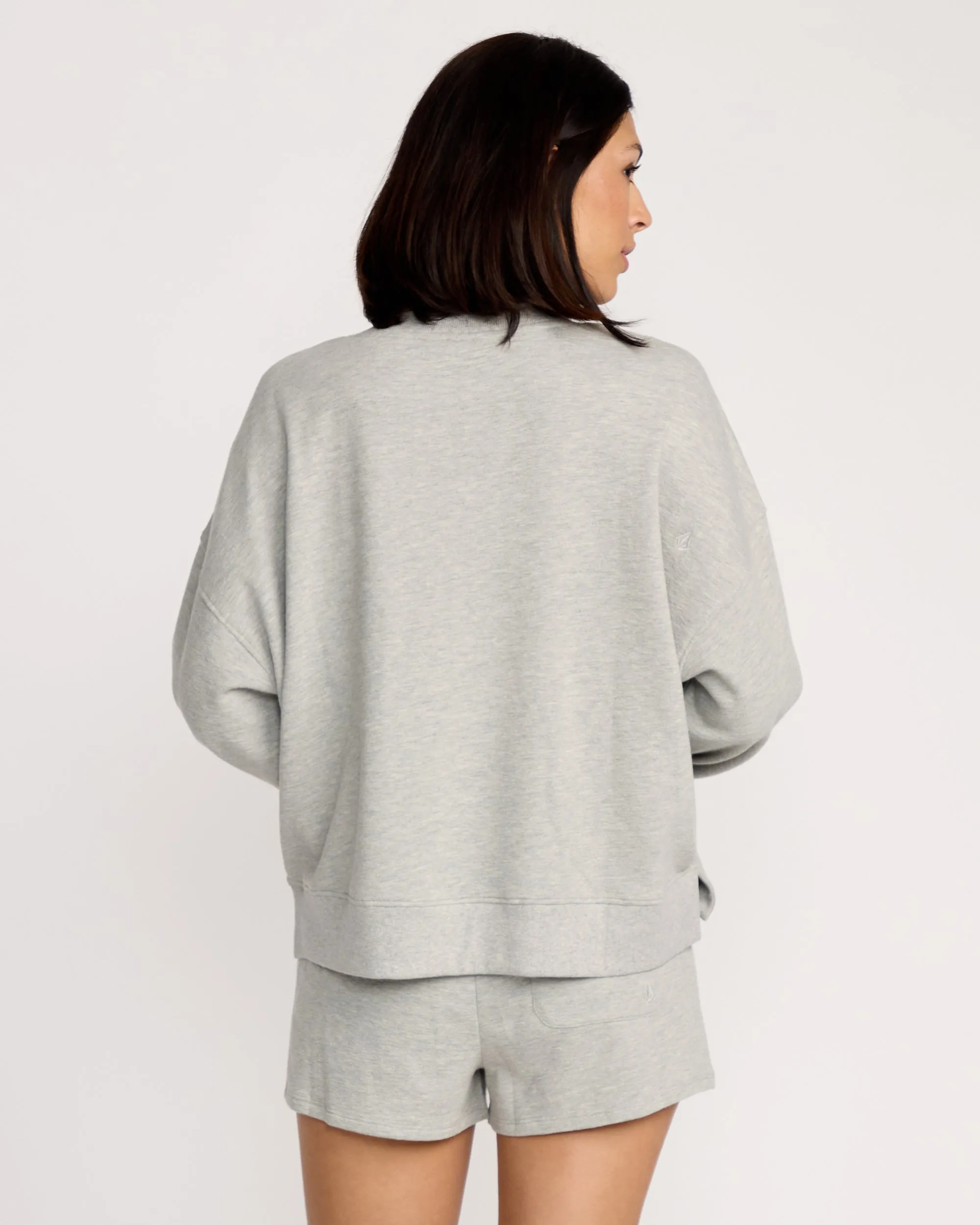 Women's Lived In Fleece Henley sold by Volcom product image thumbnail 4