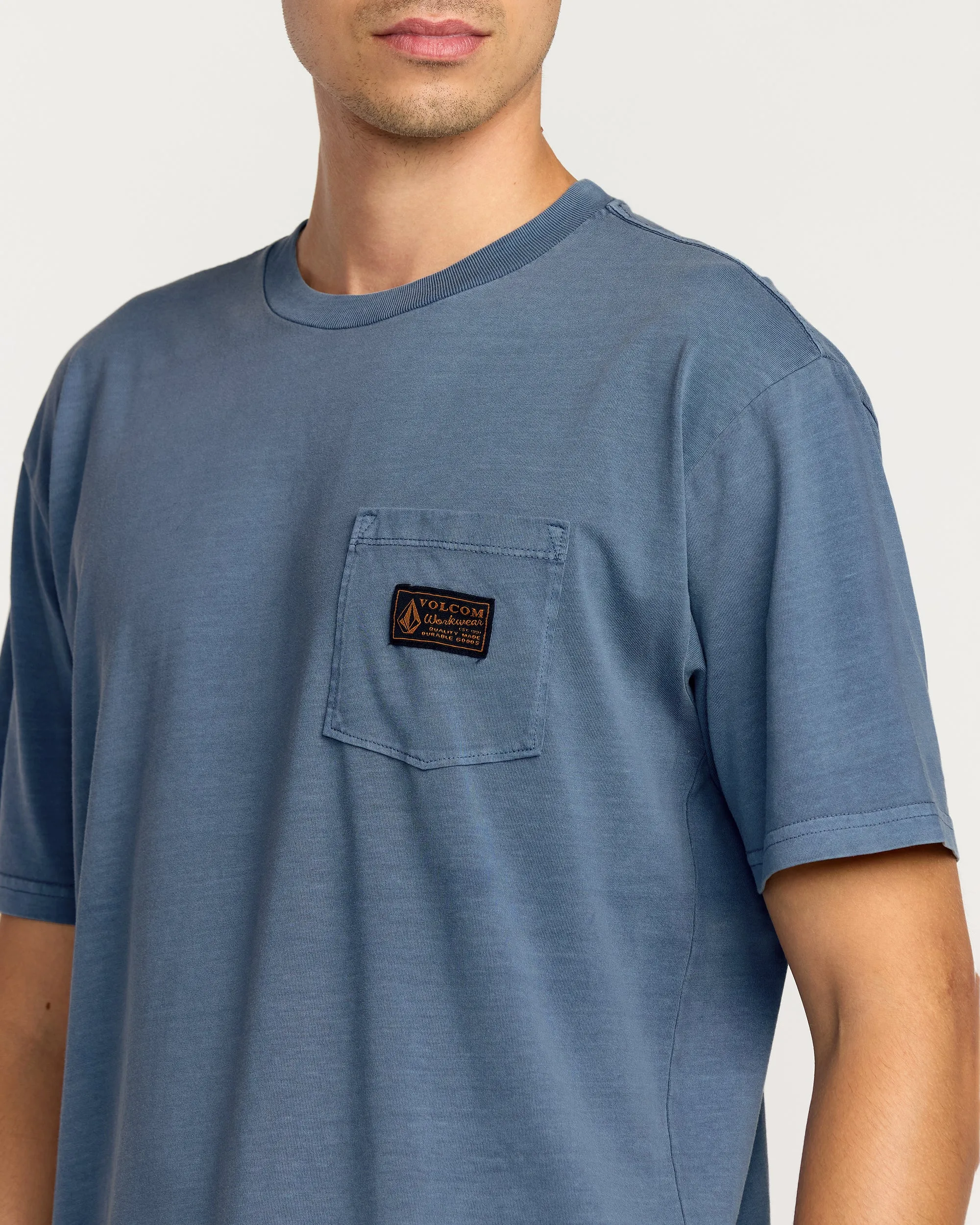 Men's Workwear Certified Pocket Short Sleeve Tee sold by Volcom product image thumbnail 3
