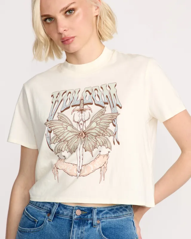 Women's Dial Crop Tee sold by Volcom