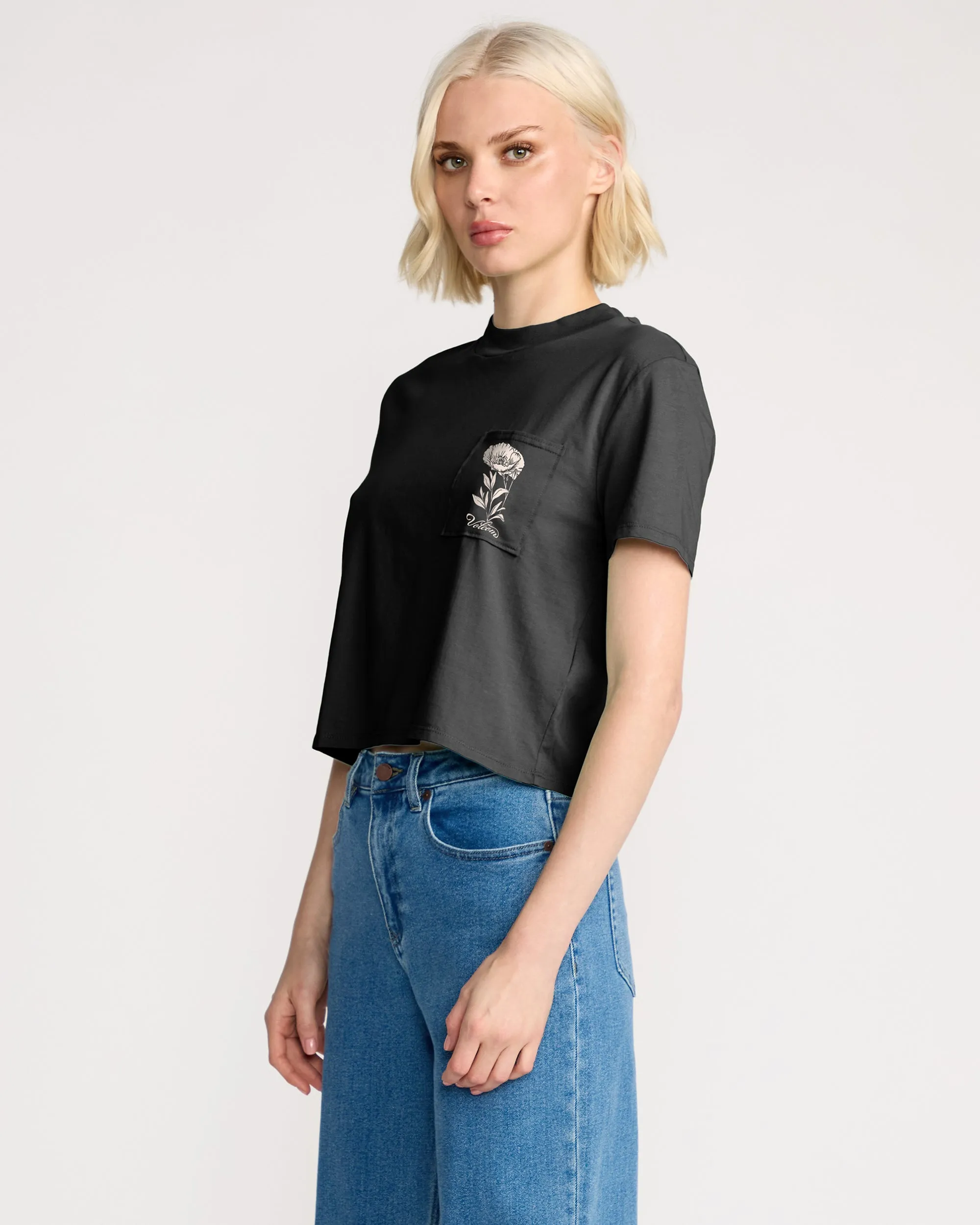 Women's Pocket Dial Short Sleeve Tee sold by Volcom product image thumbnail 2