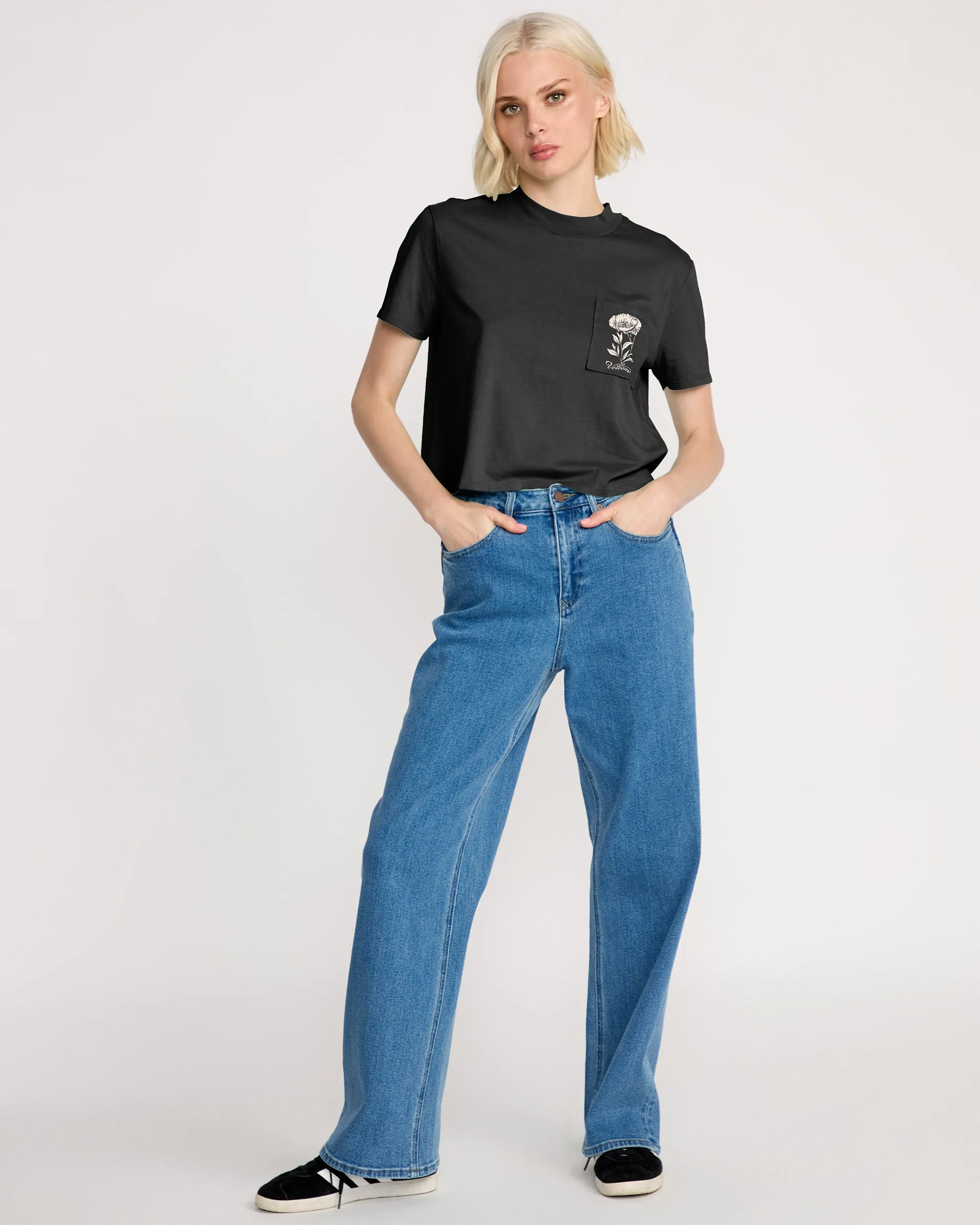 Women's Pocket Dial Short Sleeve Tee sold by Volcom product image thumbnail 3