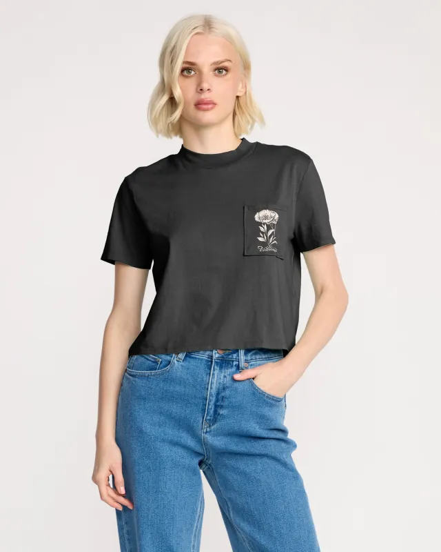 Women's Pocket Dial Short Sleeve Tee sold by Volcom