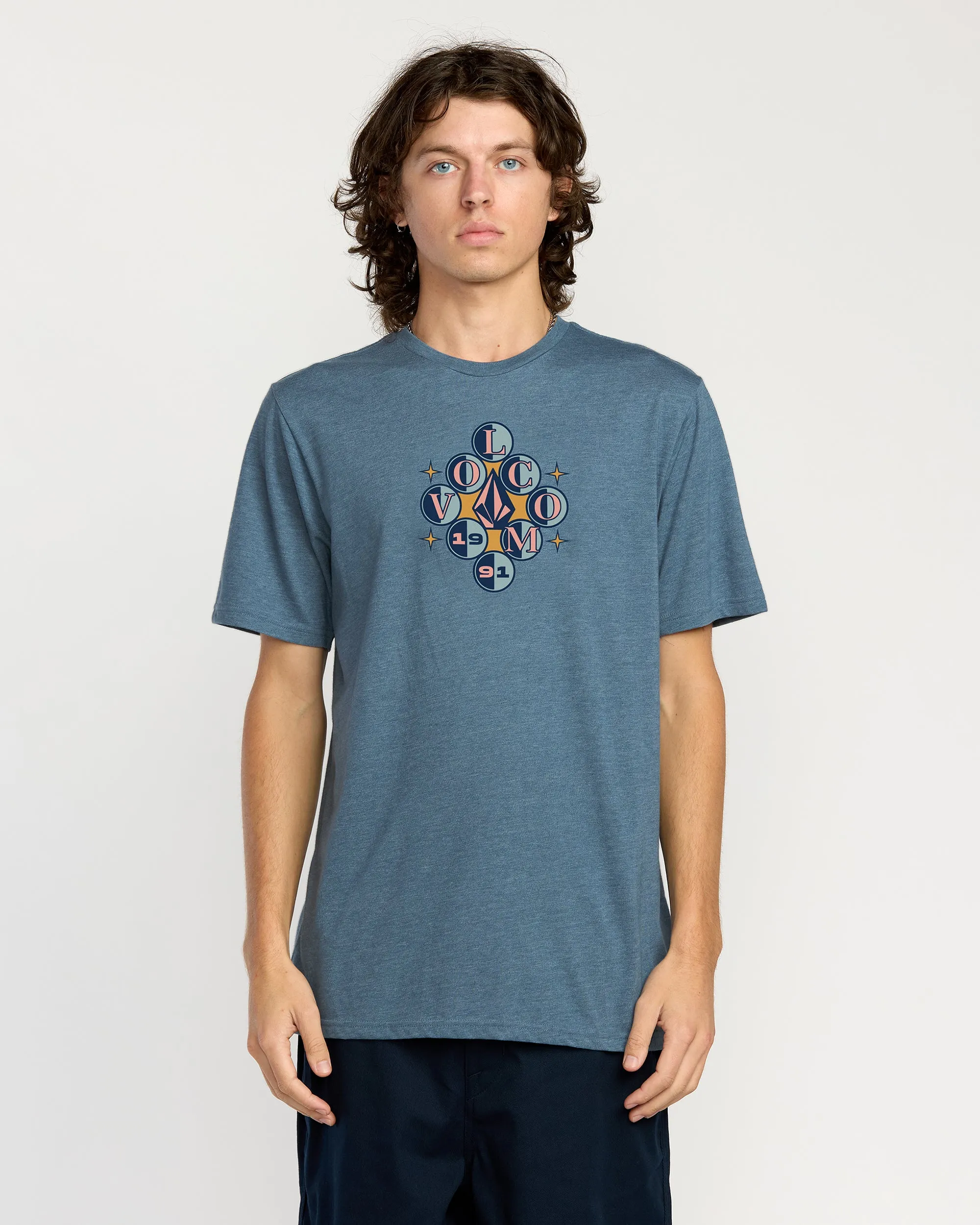 Men's Cue 91 Short Sleeve Tee sold by Volcom