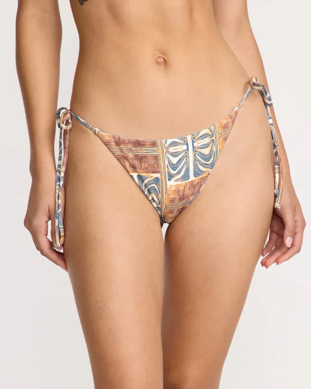 Women's Featured Artist Emma Rushton Tie Side Teeny sold by Volcom