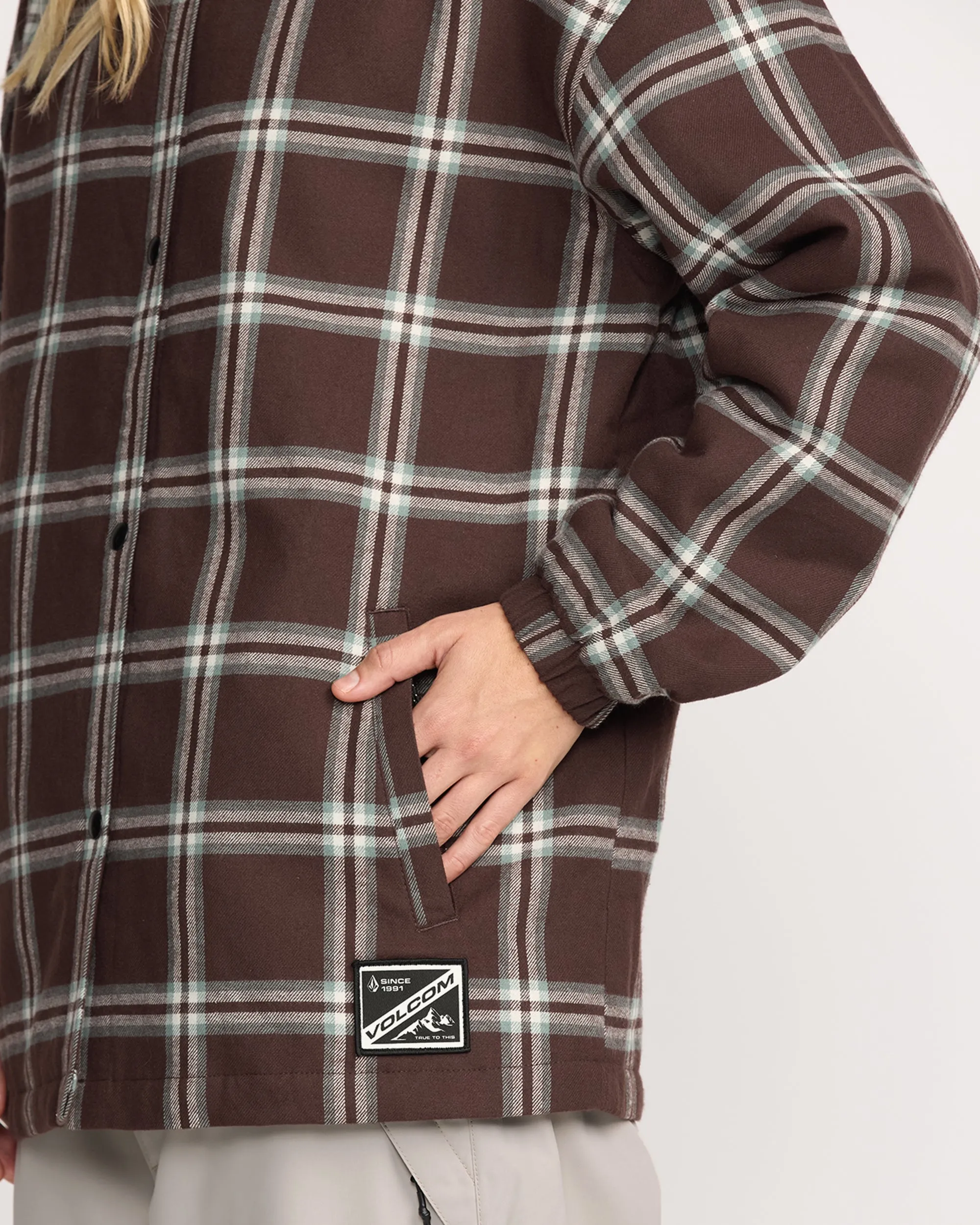 Women's Ins Riding Flannel Jacket sold by Volcom product image thumbnail 4
