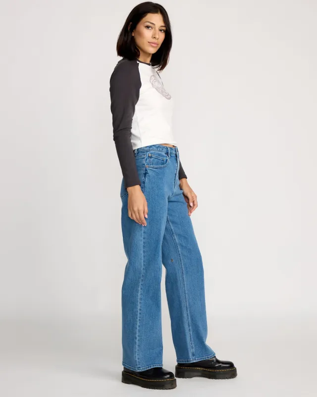 Women's Stoned Boyfriend High Rise Jeans sold by Volcom