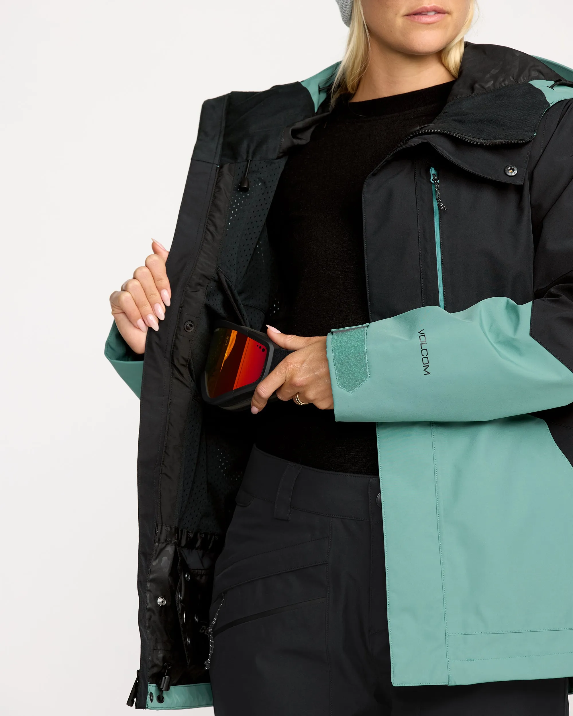 Women's V.Co Tech Eras Gore-Tex Insulated Jacket sold by Volcom product image thumbnail 3