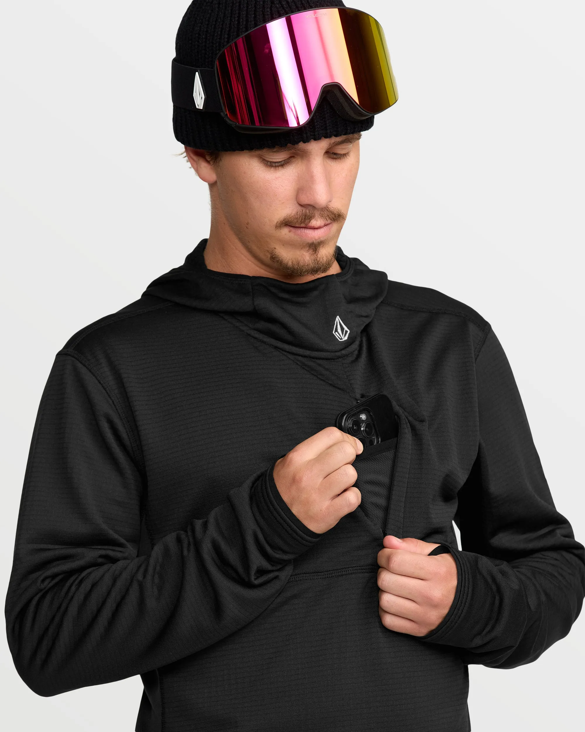 Men's Gridlock Hooded Fleece Pullover sold by Volcom product image thumbnail 5