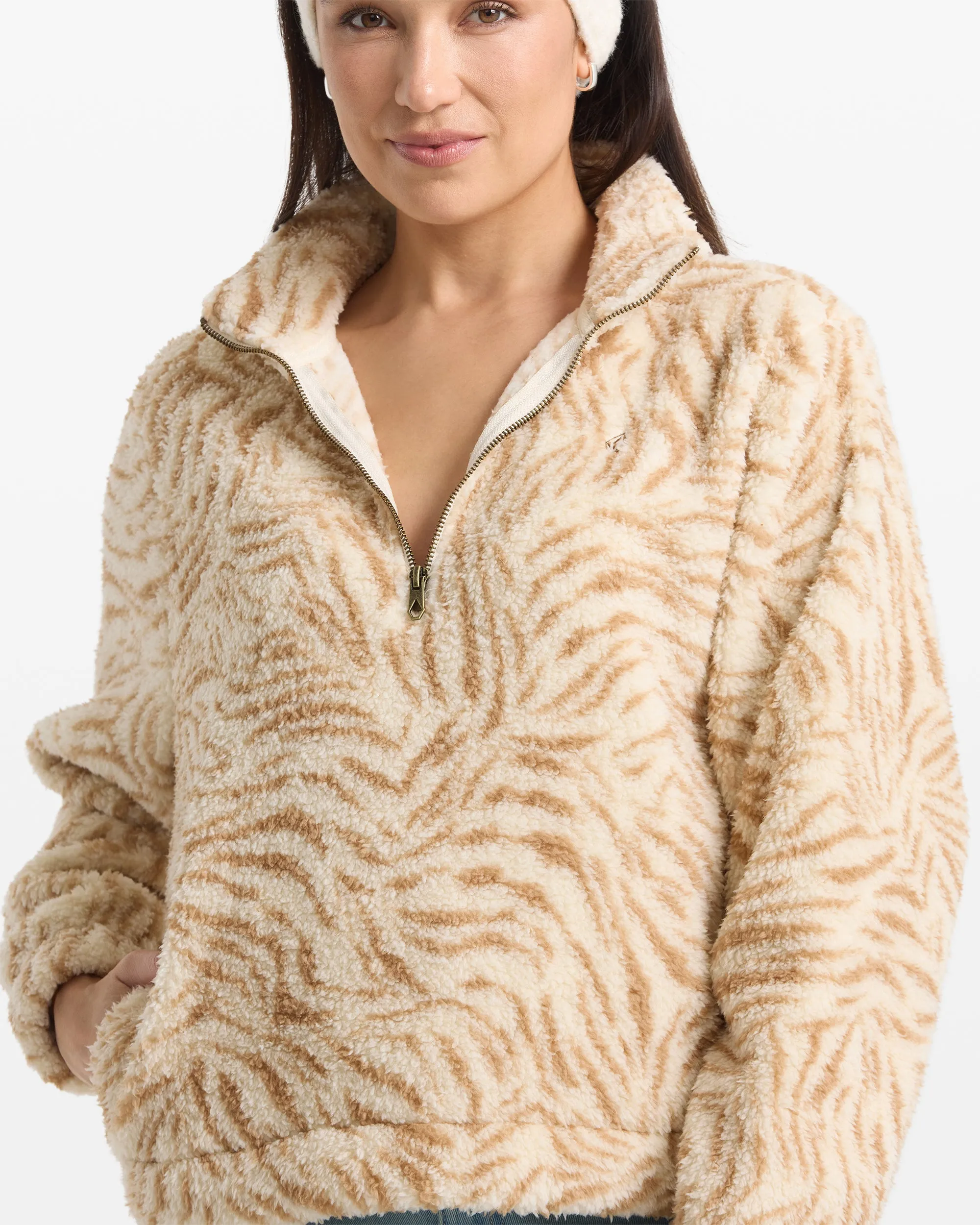 Women's Halfstone Zip Sweatshirt sold by Volcom product image thumbnail 5