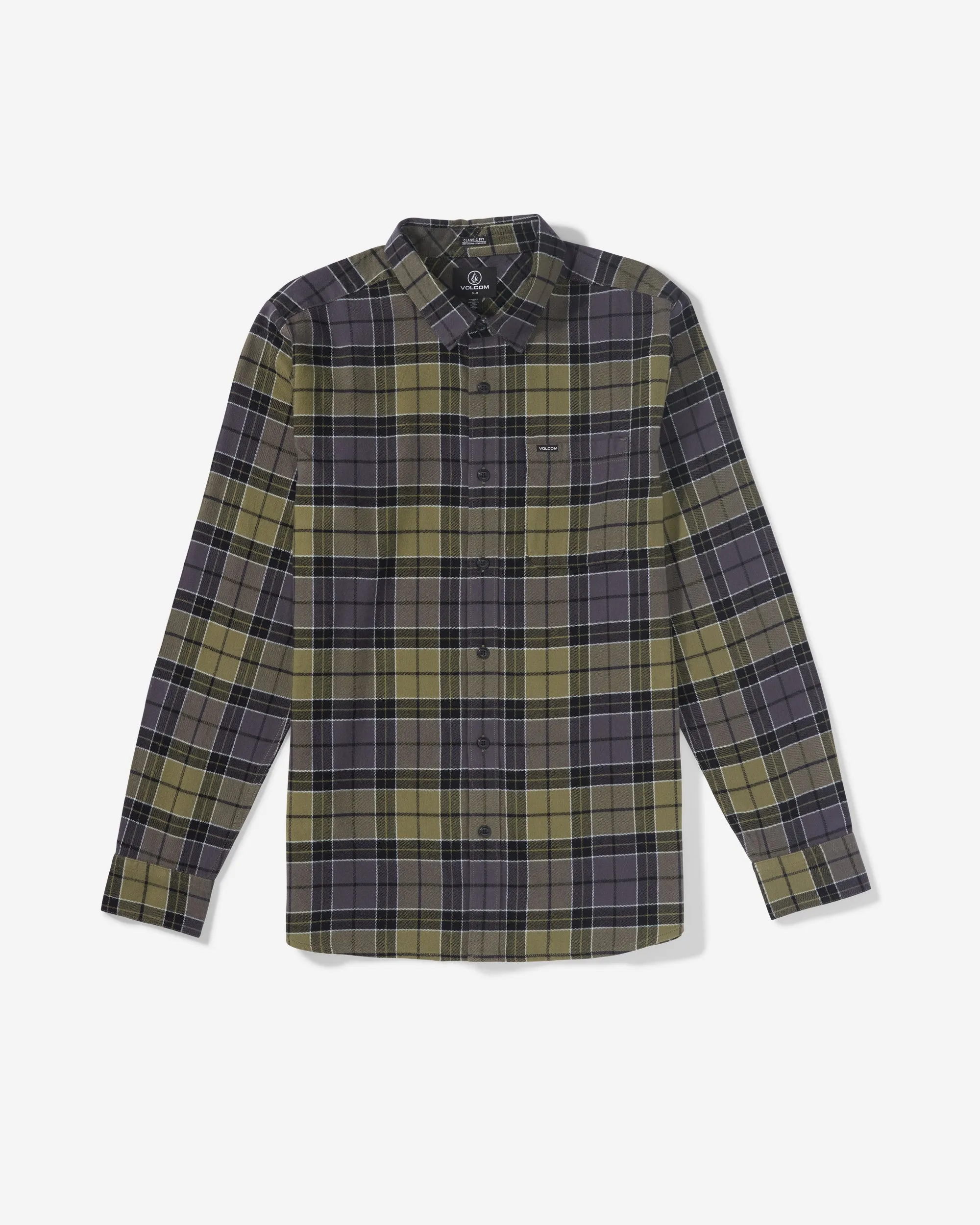 Men's Caden Plaid Long Sleeve Shirt sold by Volcom product image thumbnail 5