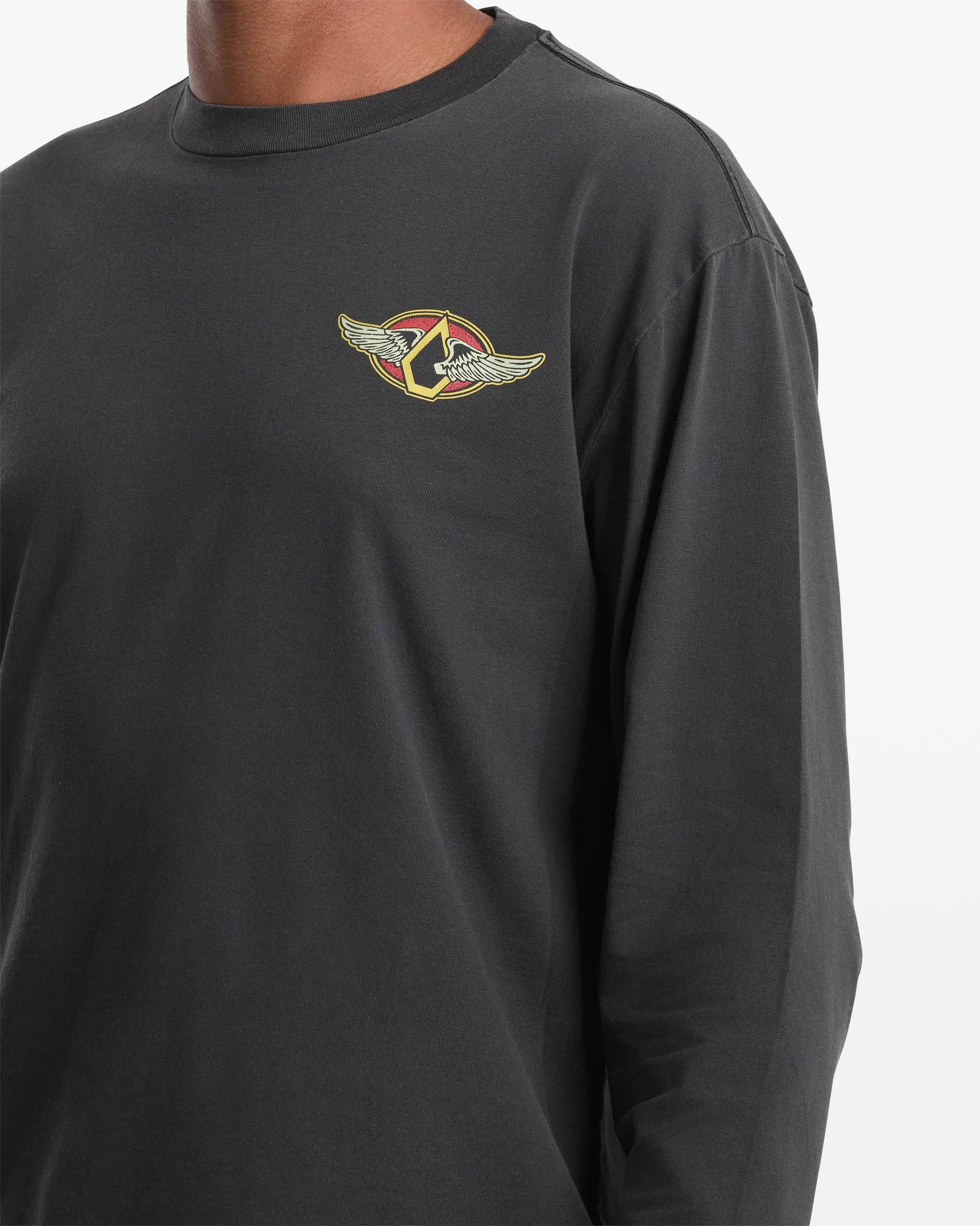 Men's Wing It Long Sleeve Tee sold by Volcom product image thumbnail 4